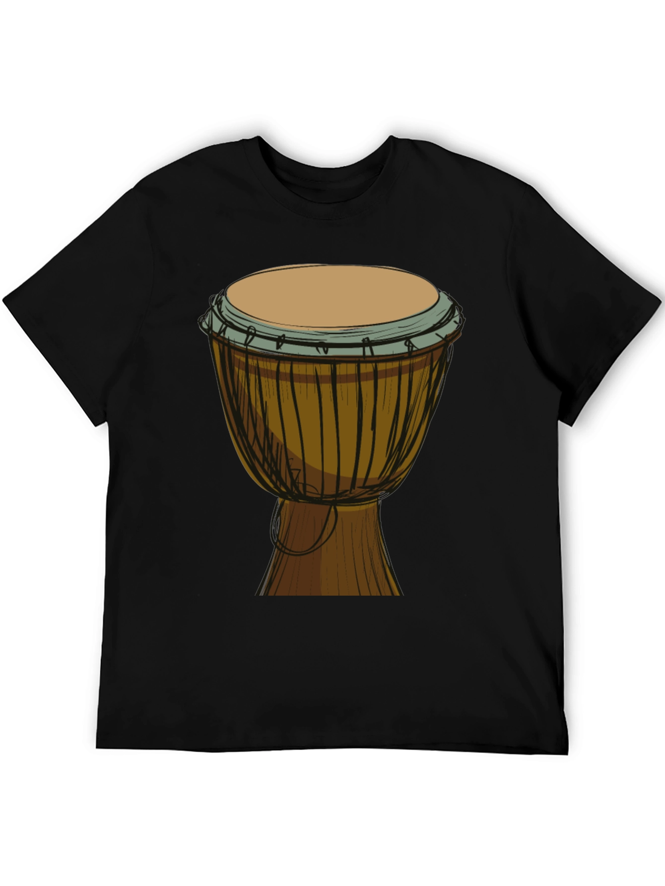 Djembe Drum Graphic Tee - Musical Shirt
