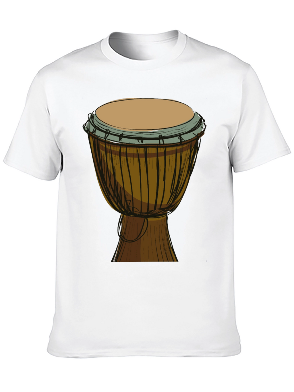 Djembe Drum Graphic Tee - Musical Shirt