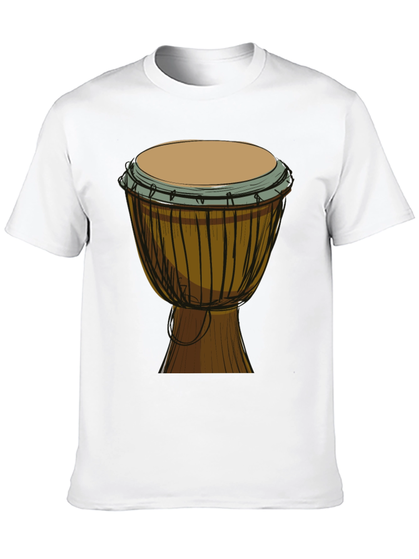Djembe Drum Graphic Tee - Musical Shirt