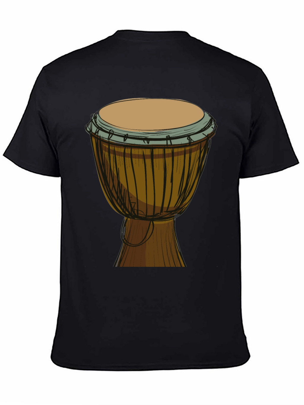Djembe Drum Graphic Tee - Musical Shirt