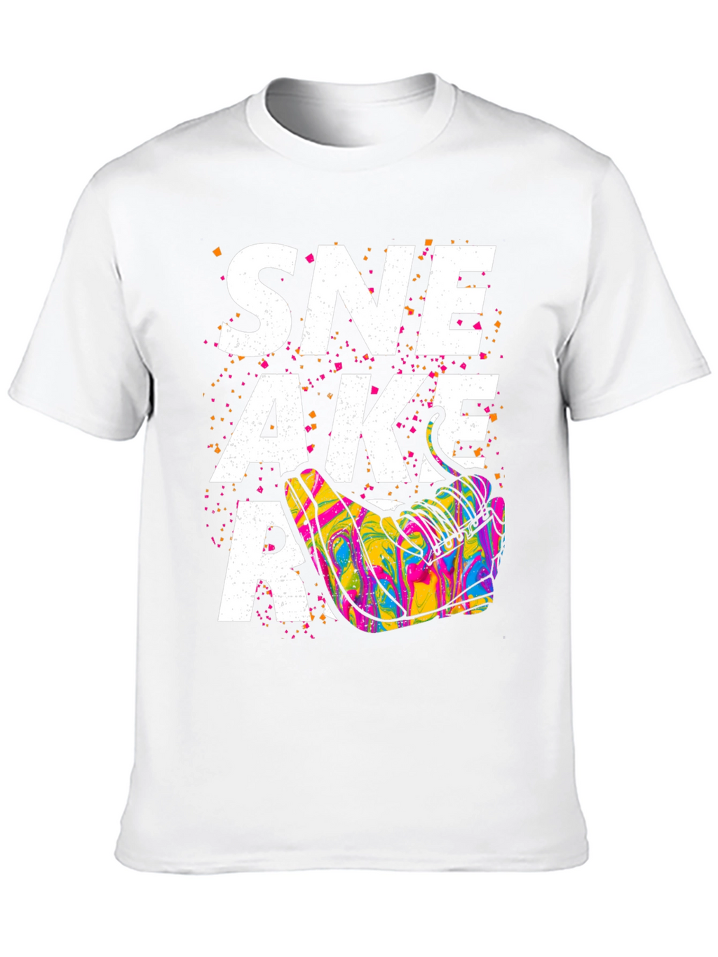 Sneaker Graphic T-Shirt - Unisex Black Tee
