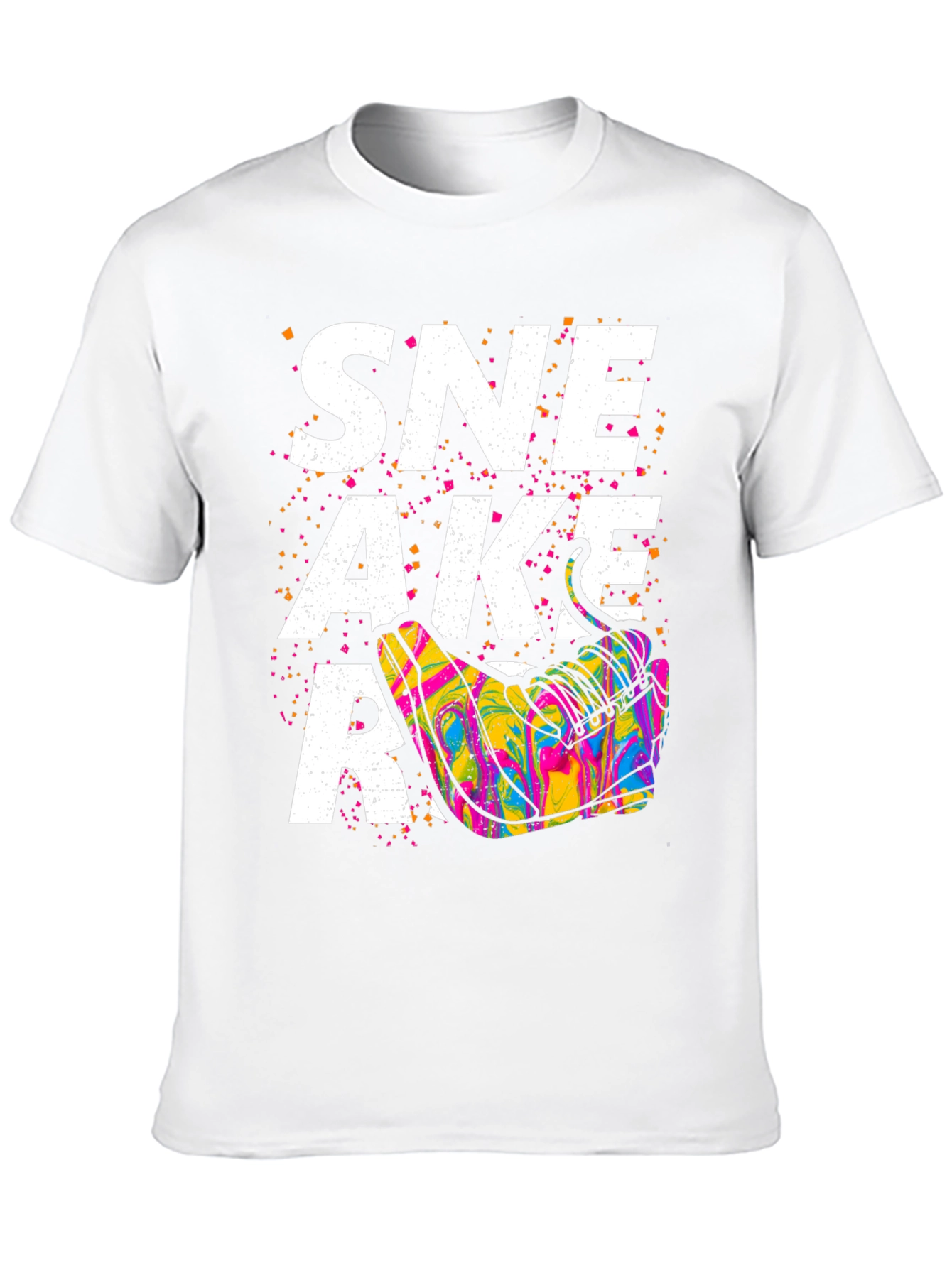 Sneaker Graphic T-Shirt - Unisex Black Tee