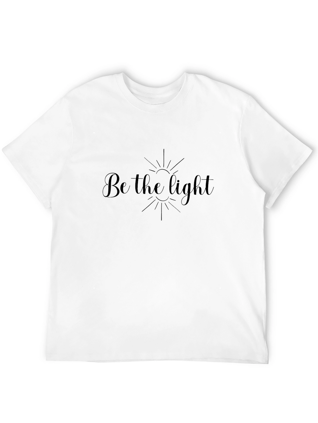 Be The Light Black T-Shirt