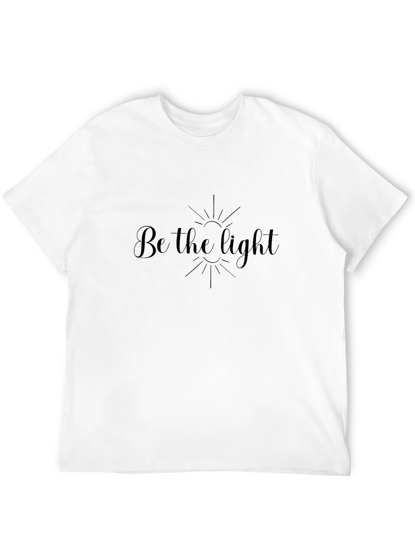 Be The Light Black T-Shirt