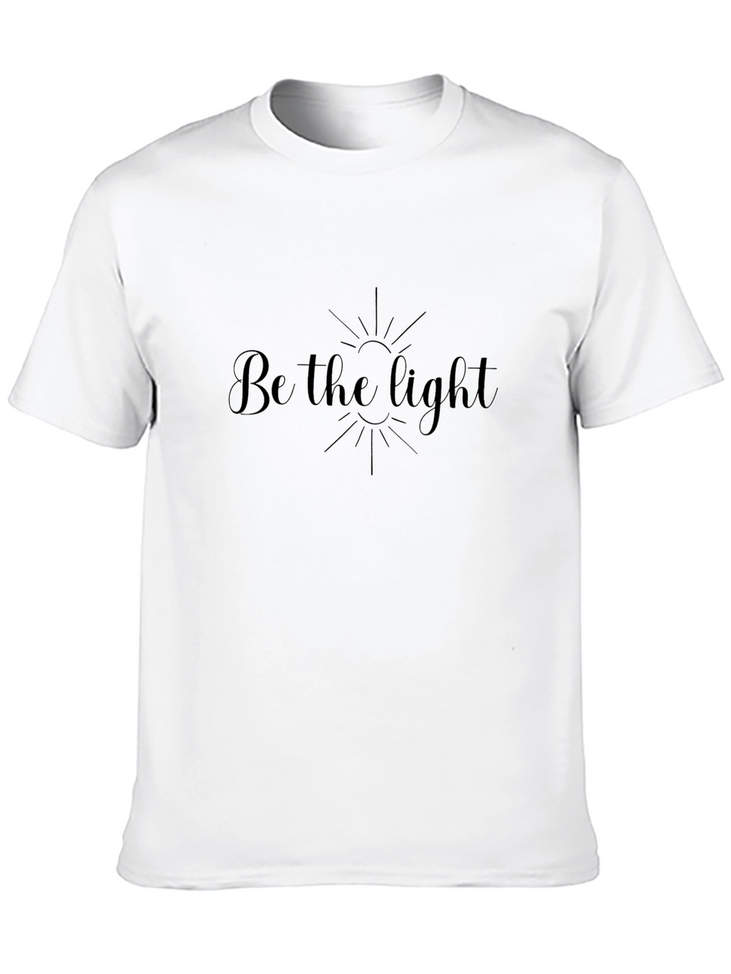 Be The Light Black T-Shirt