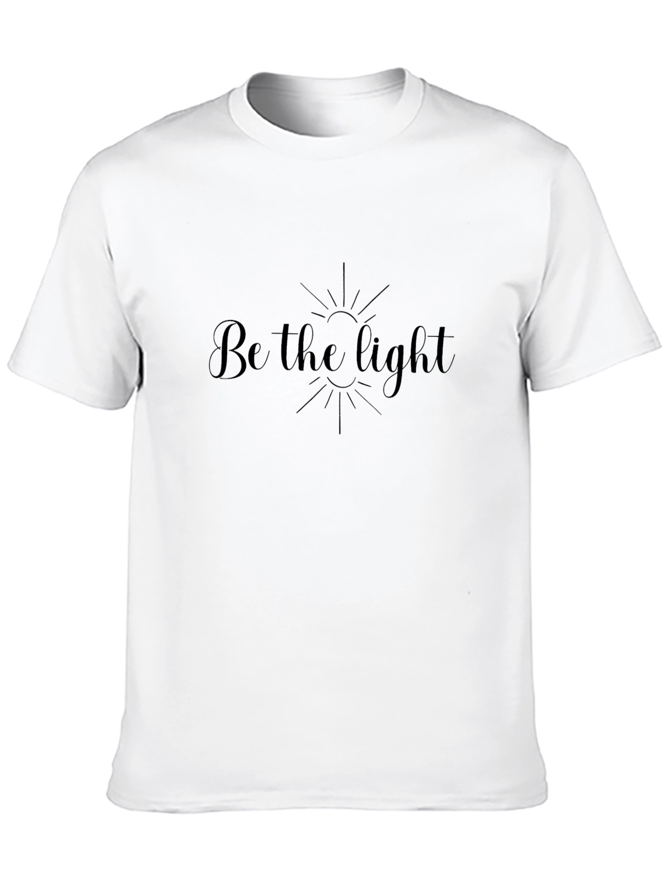 Be The Light Black T-Shirt