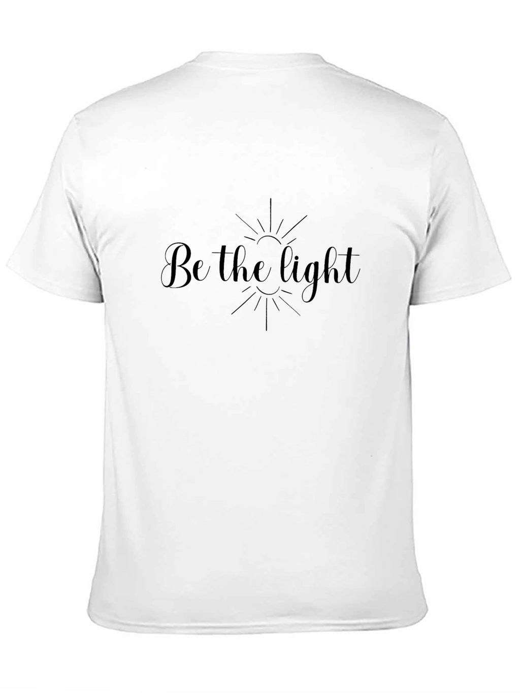 Be The Light Black T-Shirt