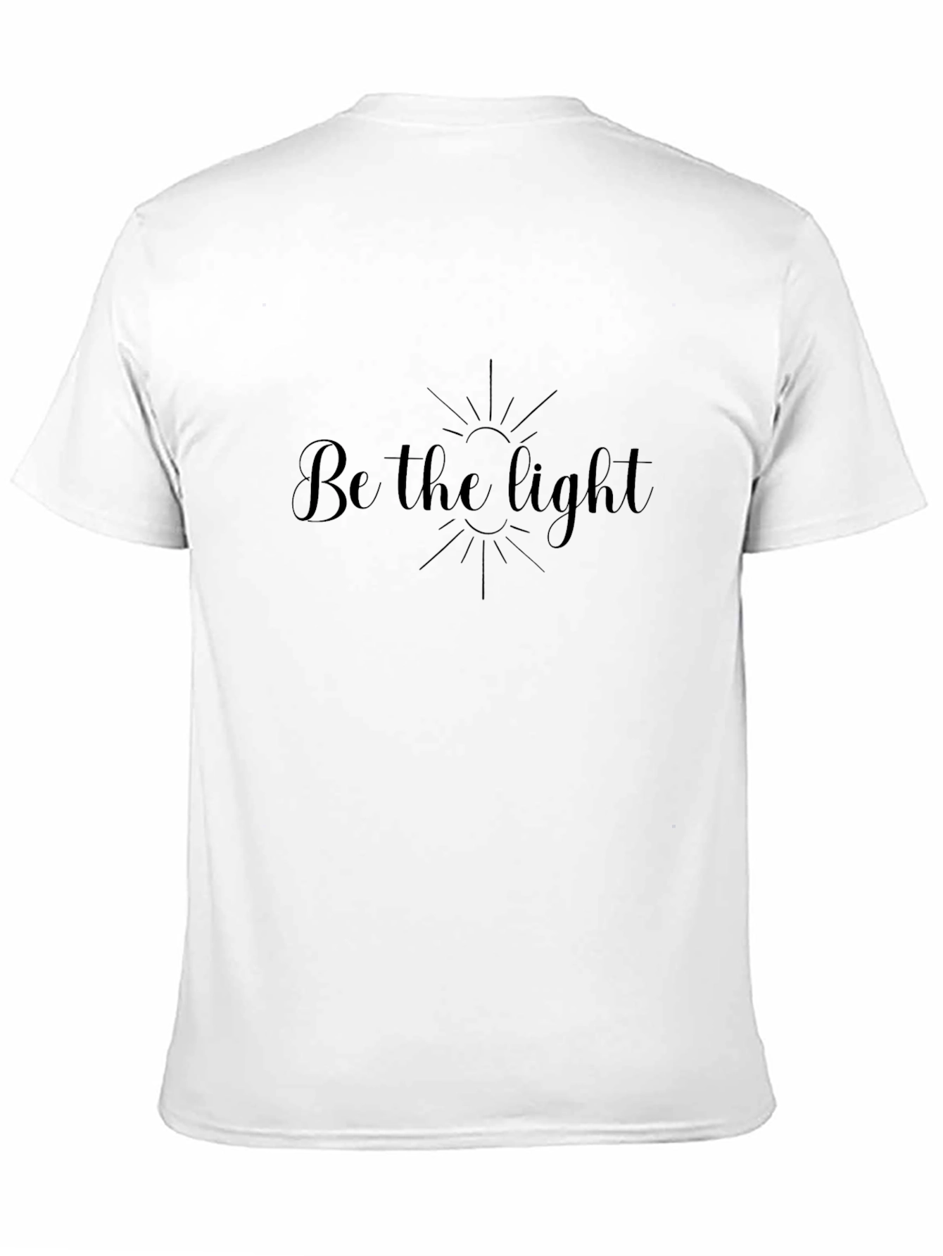 Be The Light Black T-Shirt