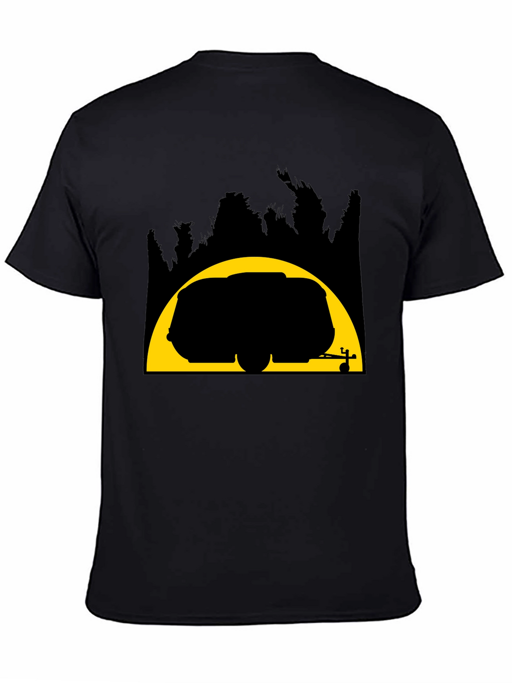 Camper Van Silhouette T-Shirt - Adventure Ready