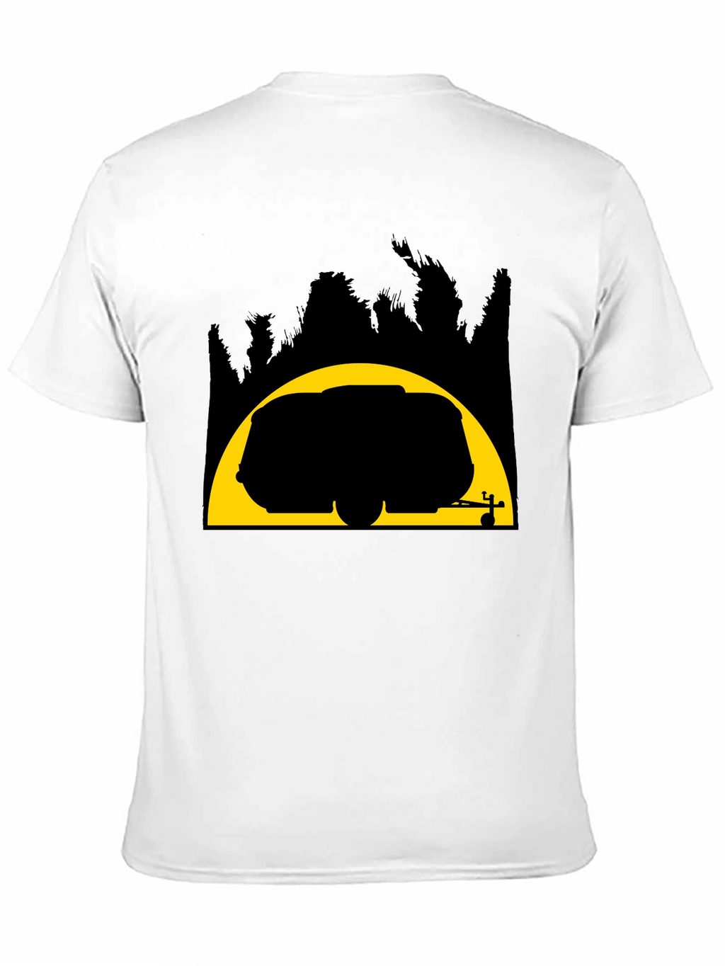 Camper Van Silhouette T-Shirt - Adventure Ready