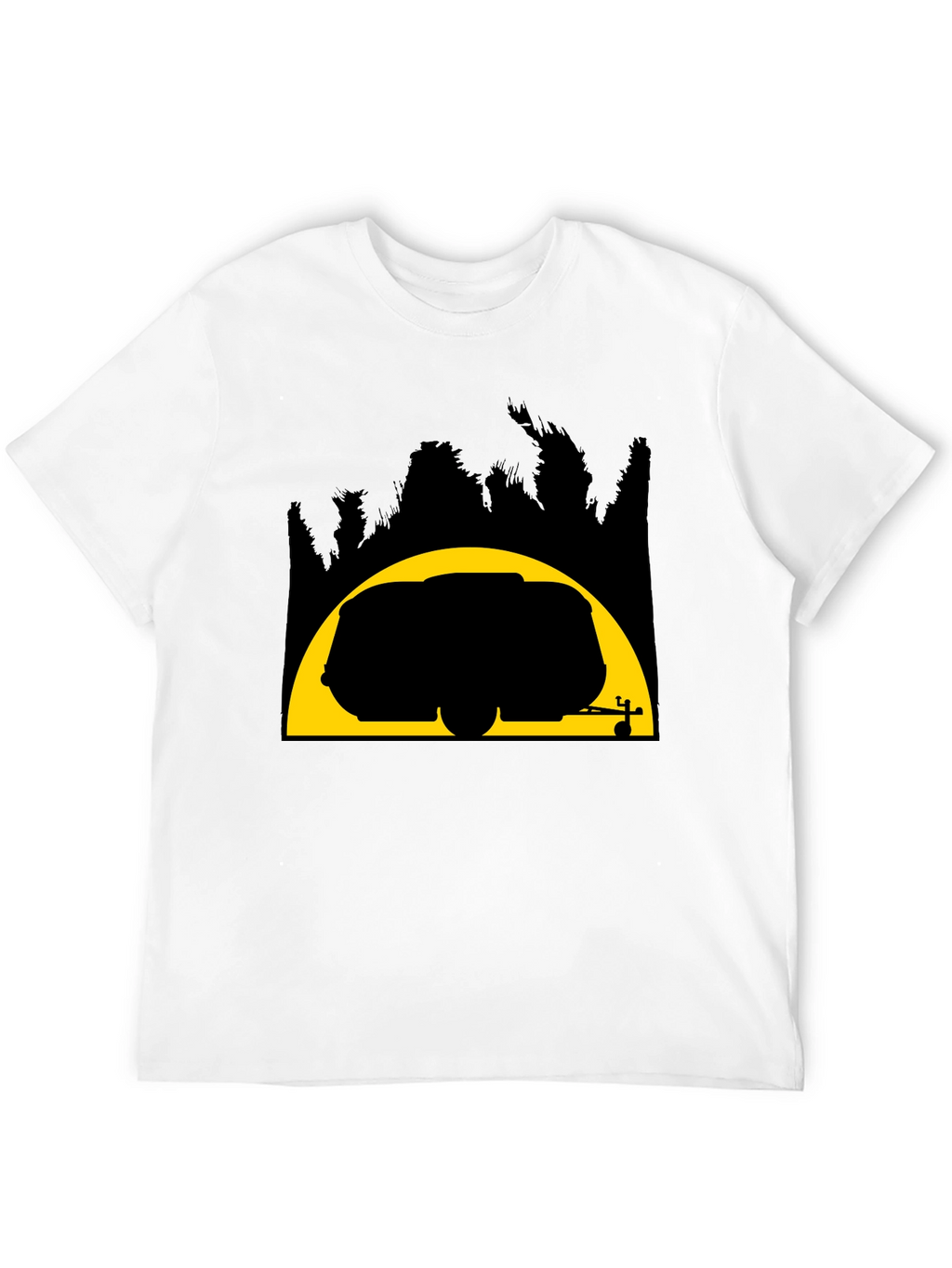 Camper Van Silhouette T-Shirt - Adventure Ready
