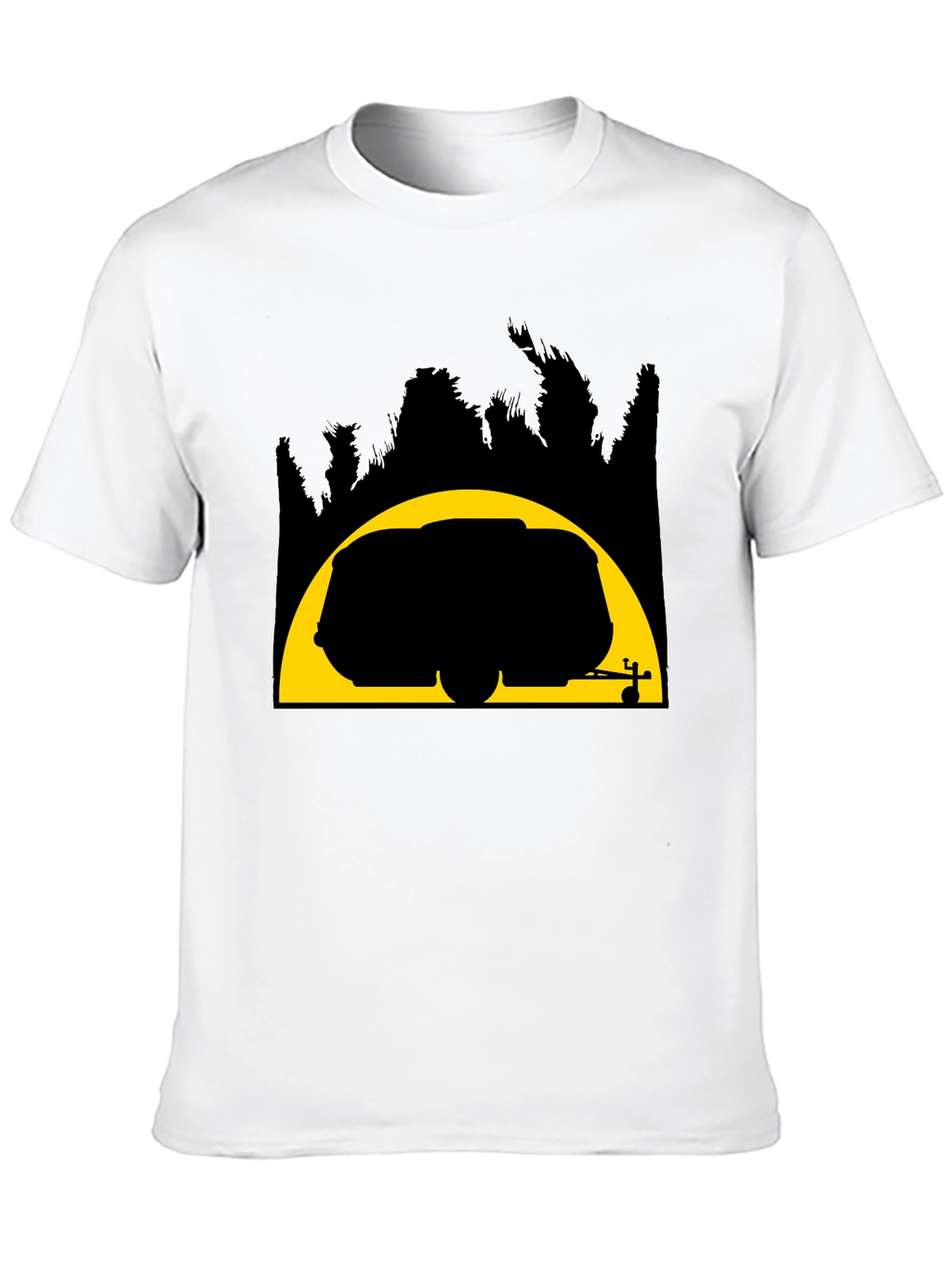 Camper Van Silhouette T-Shirt - Adventure Ready