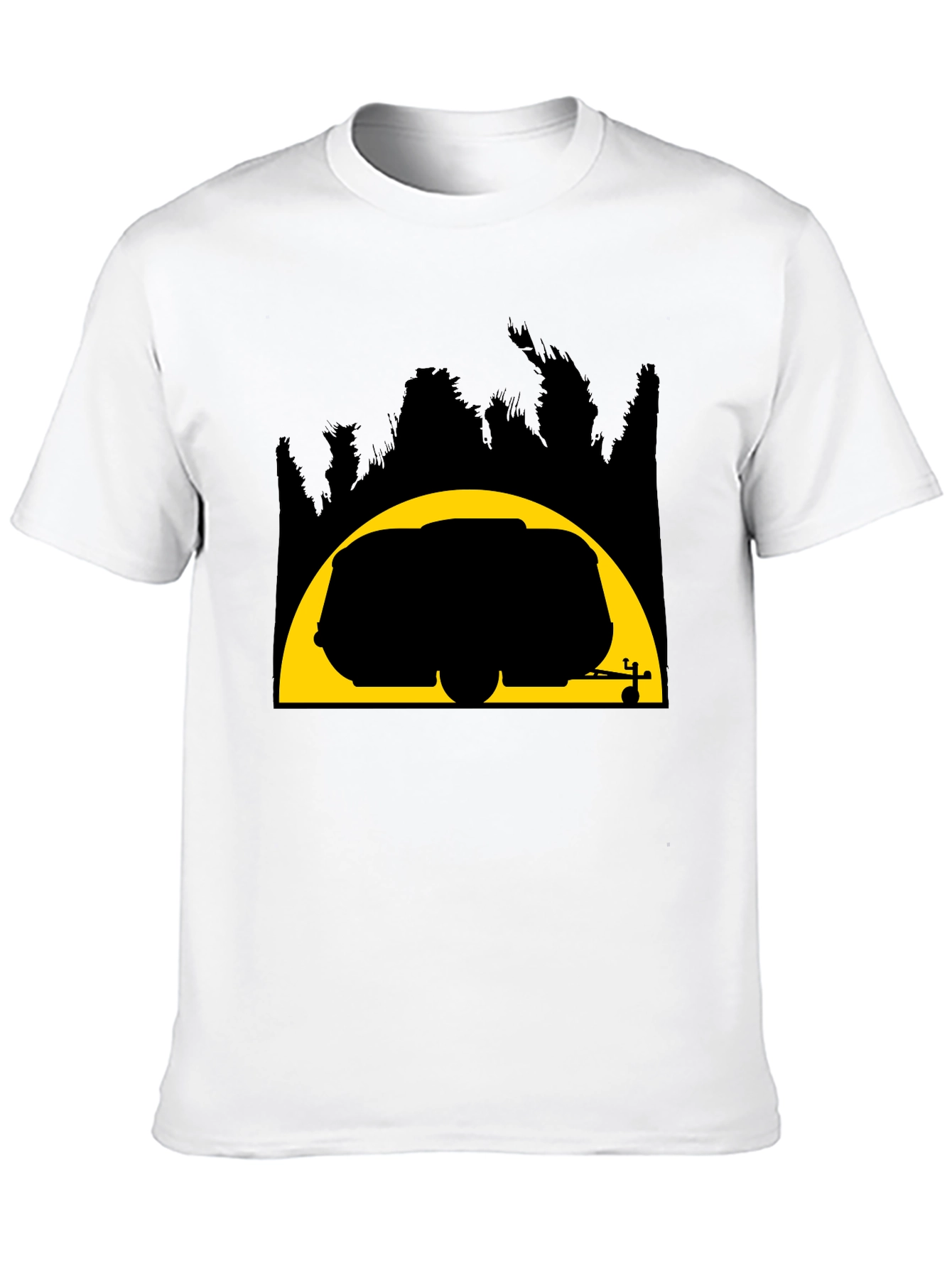 Camper Van Silhouette T-Shirt - Adventure Ready