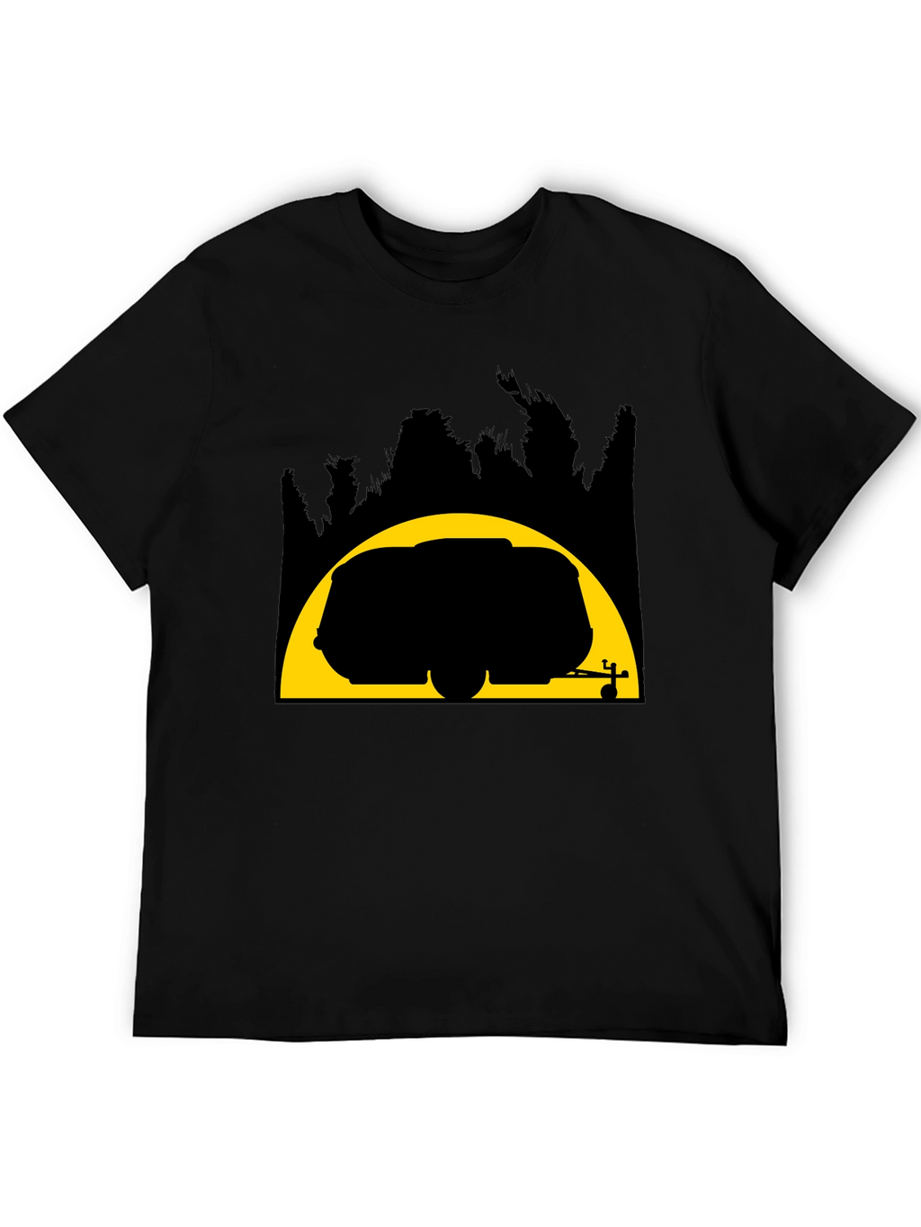 Camper Van Silhouette T-Shirt - Adventure Ready