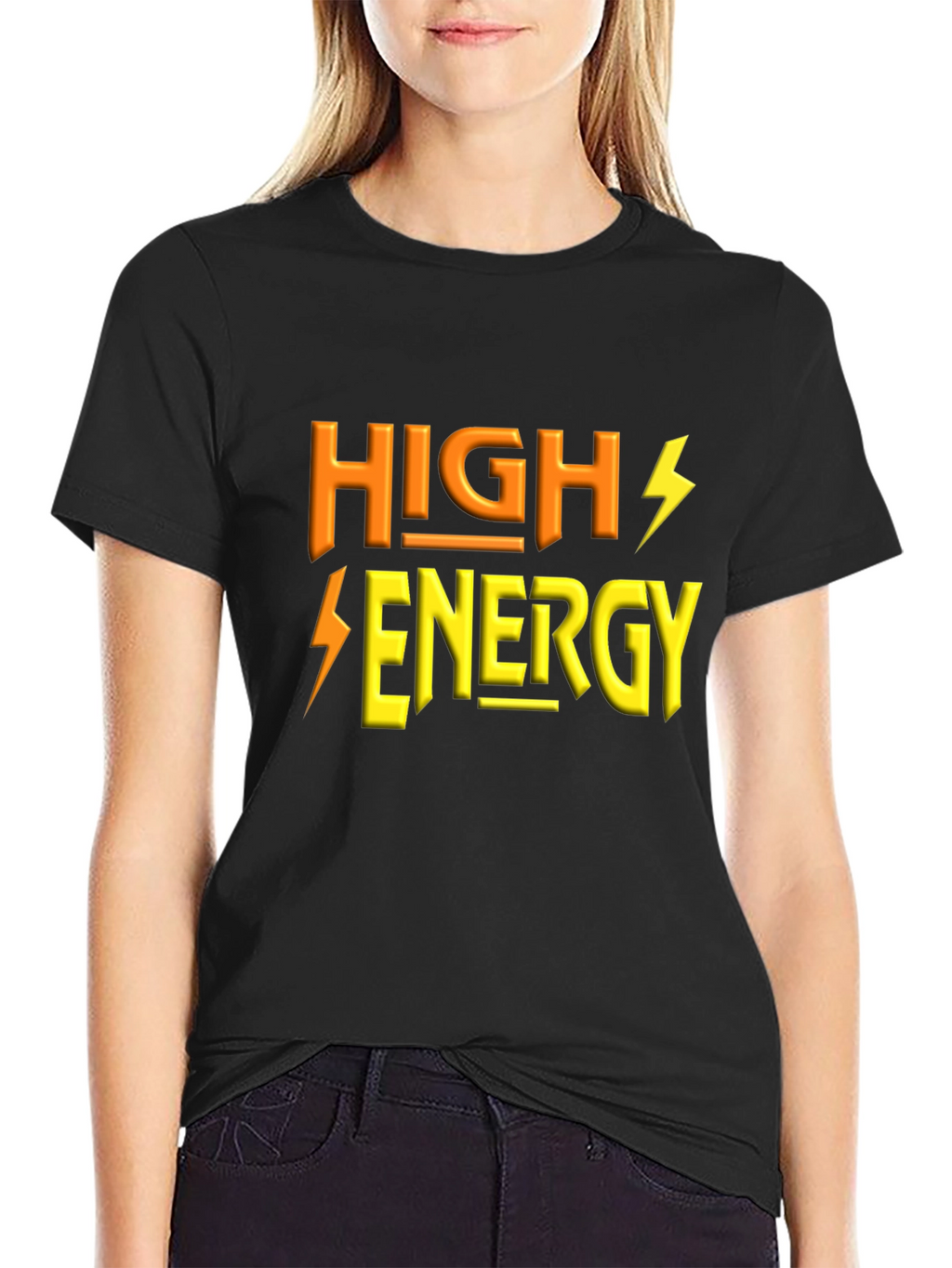 High Energy Black T-Shirt