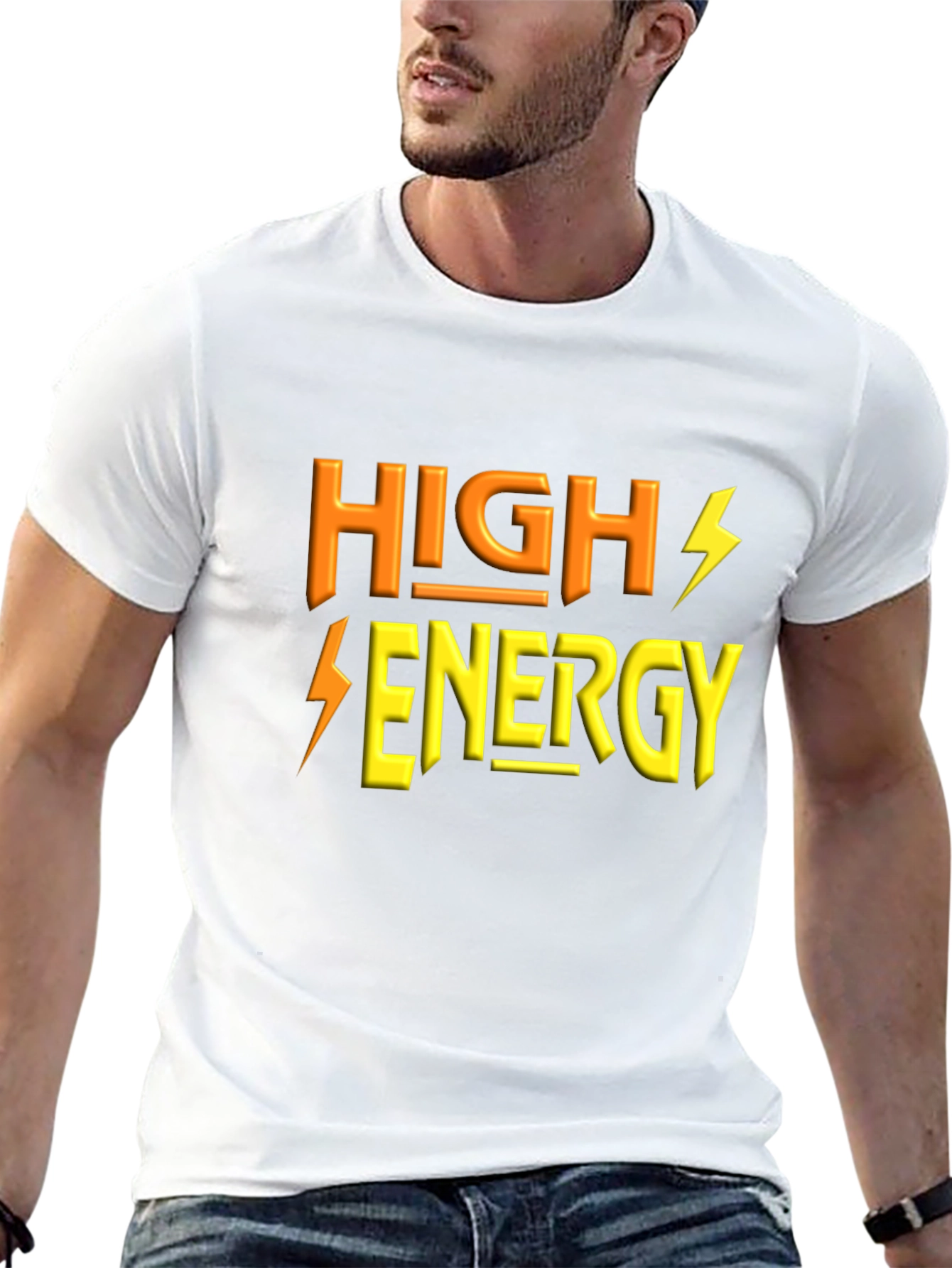 High Energy Black T-Shirt