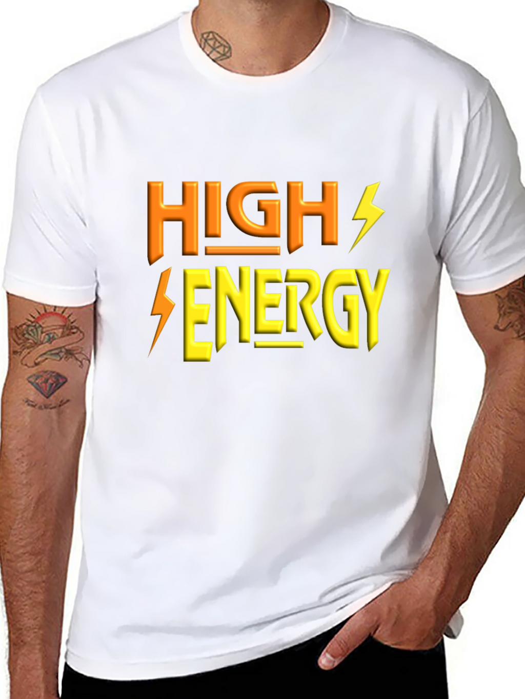 High Energy Black T-Shirt