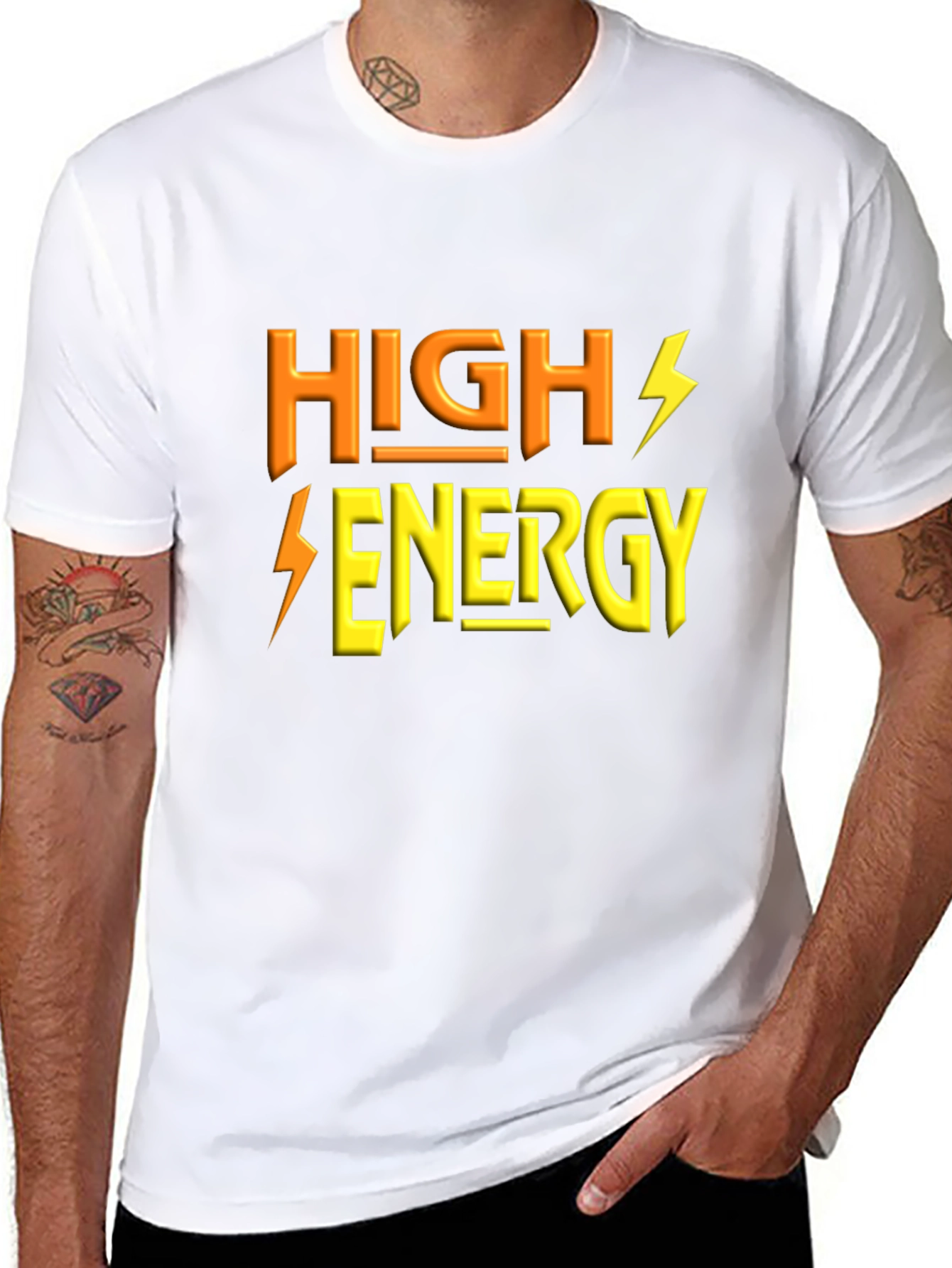 High Energy Black T-Shirt
