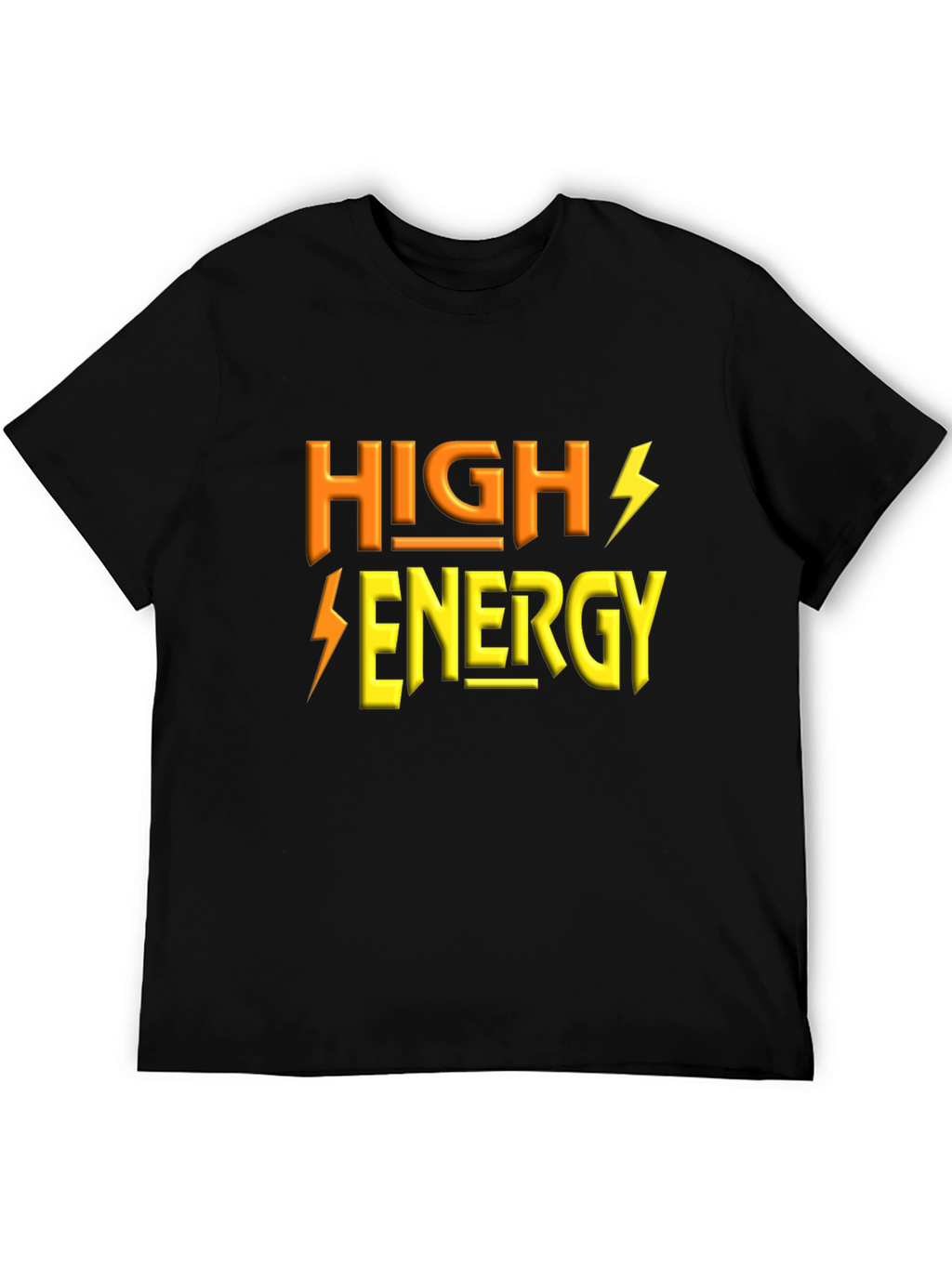 High Energy Black T-Shirt