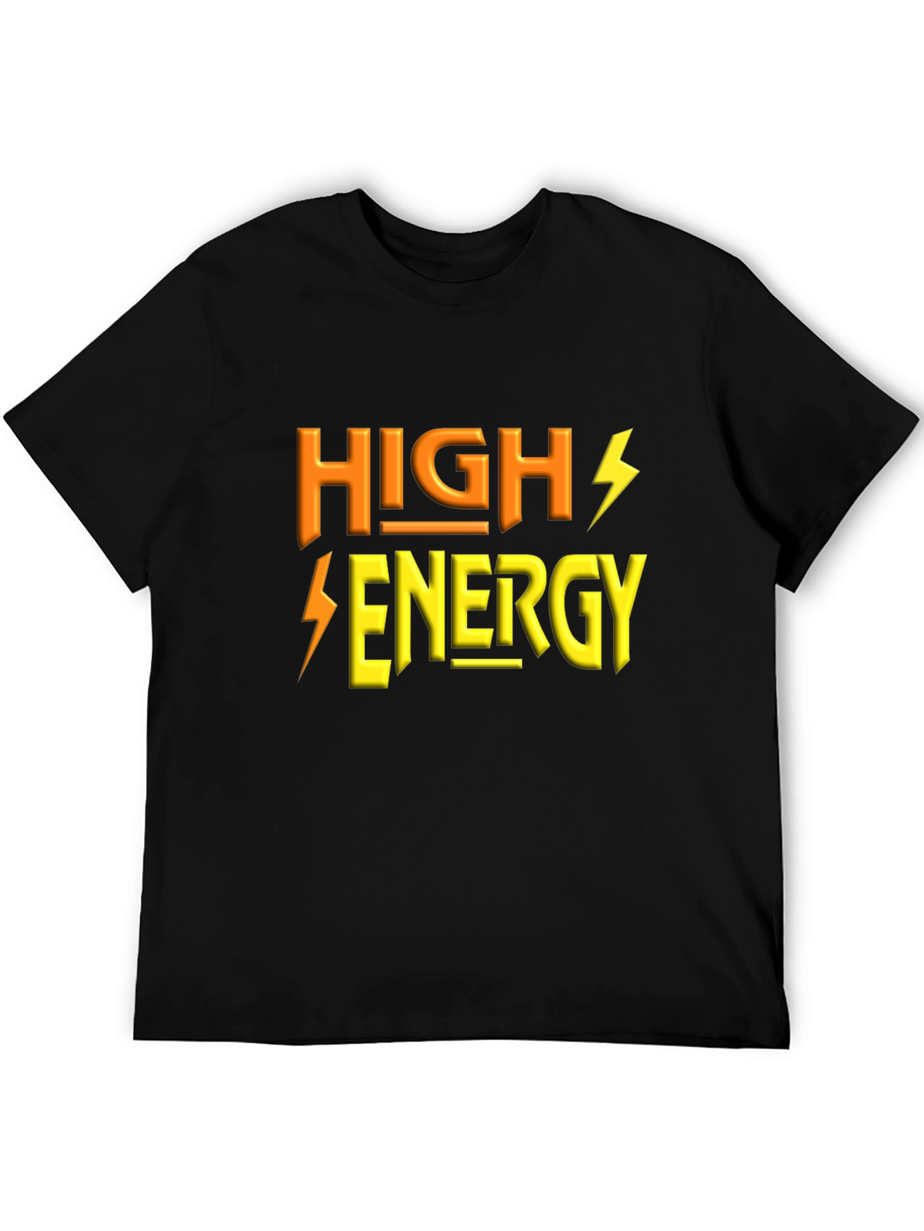 High Energy Black T-Shirt