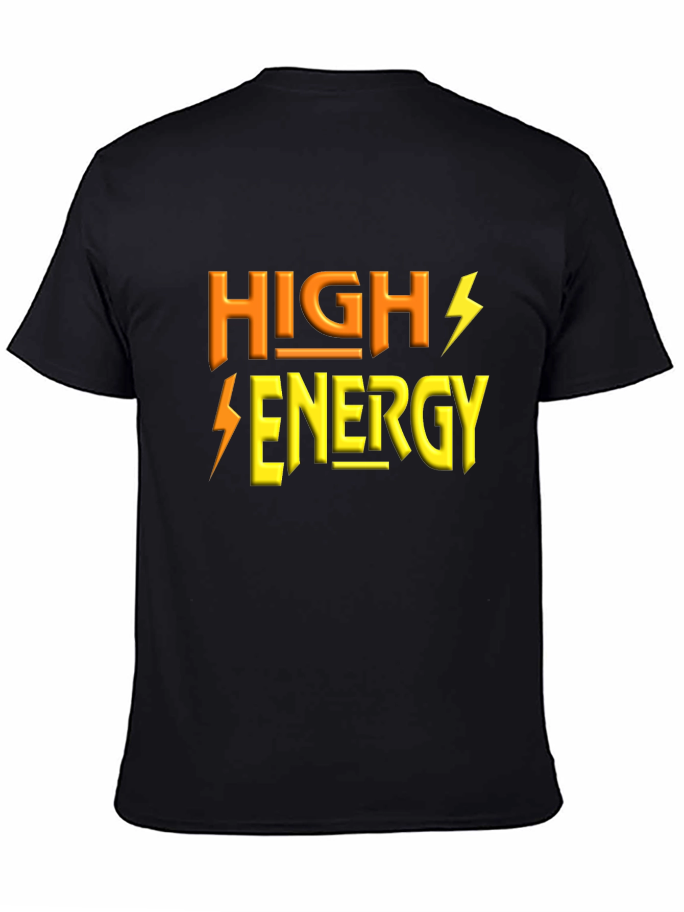 High Energy Black T-Shirt