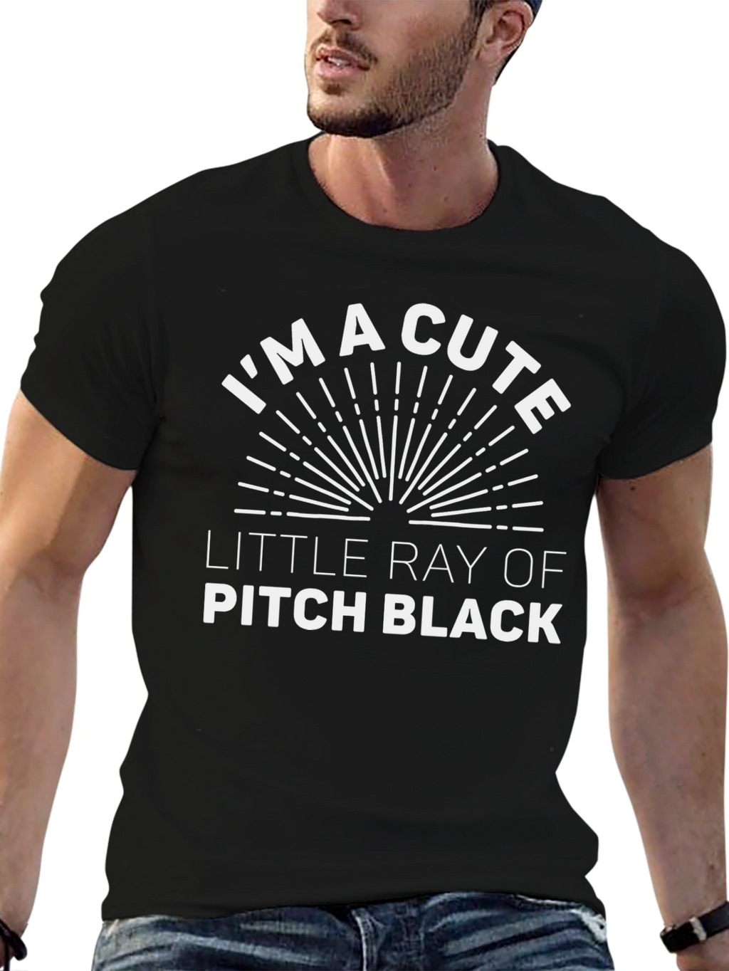 Im a Cute Little Ray of Pitch Black T-Shirt