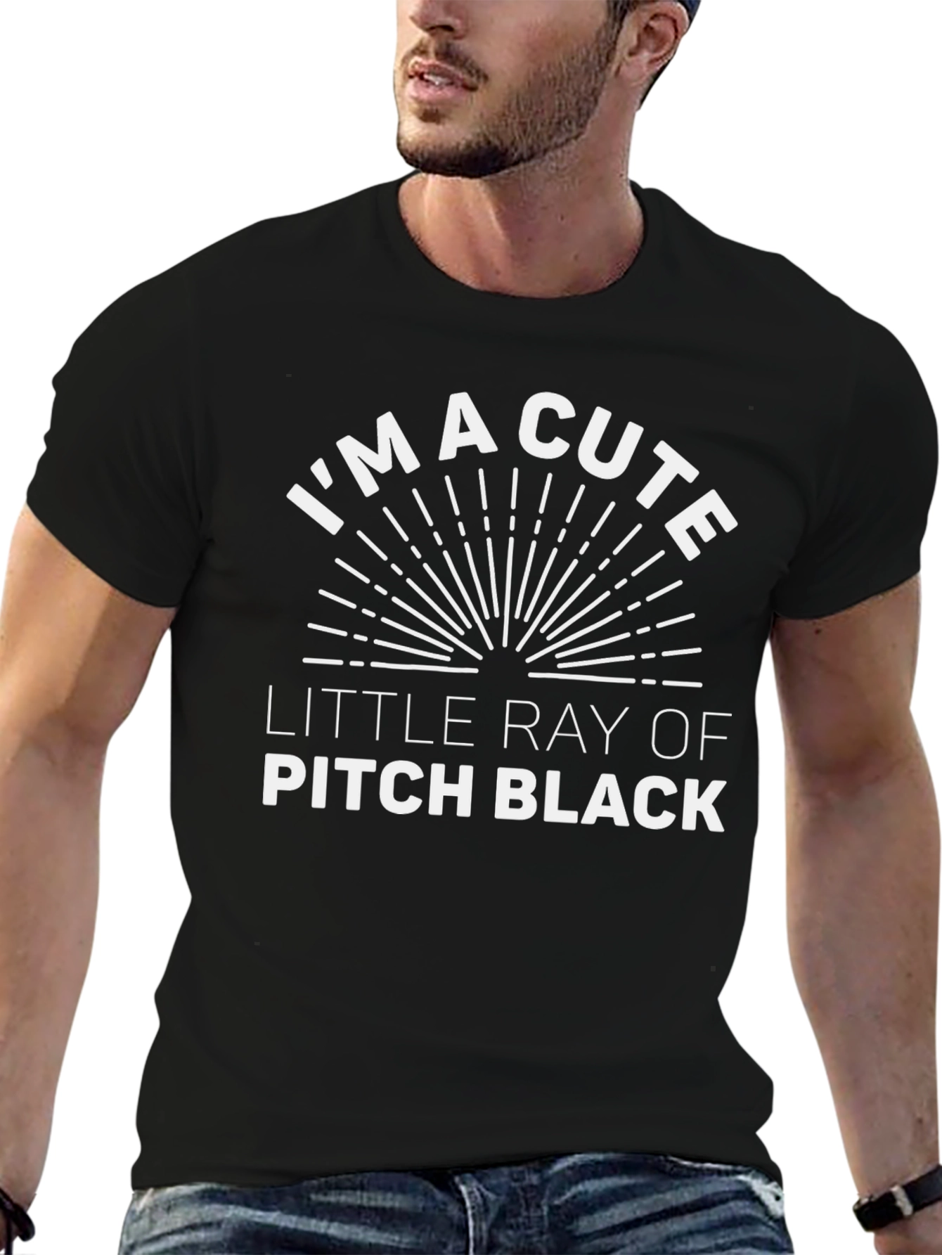 Im a Cute Little Ray of Pitch Black T-Shirt
