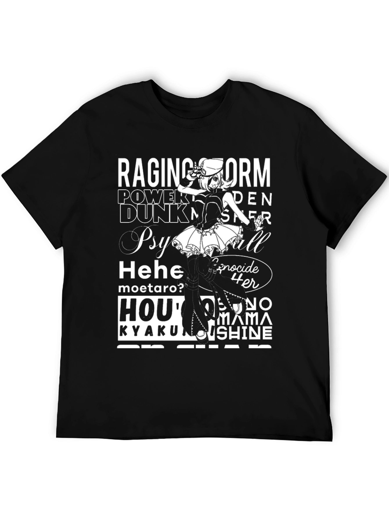 Anime-Themed Graphic T-Shirt