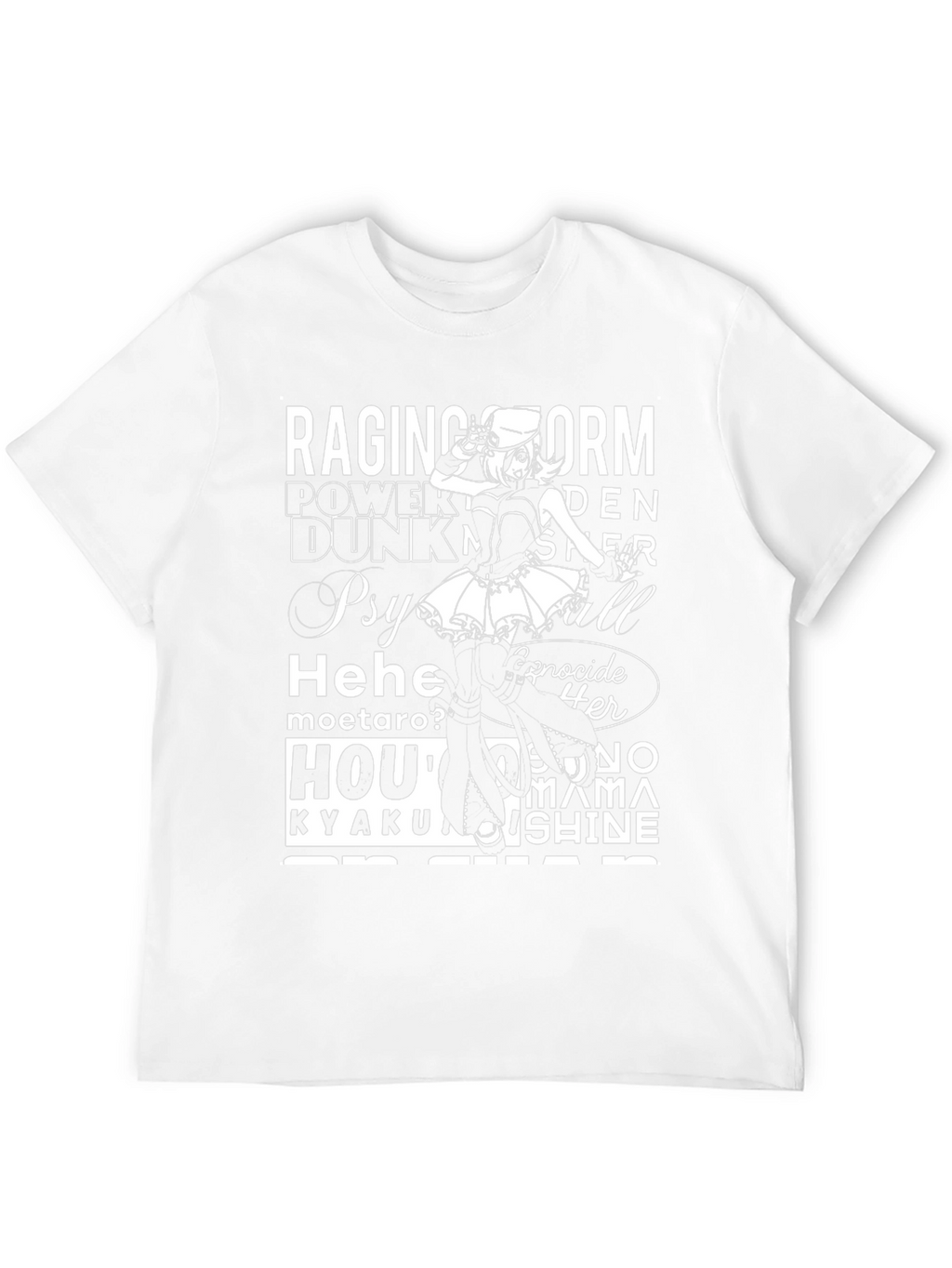Anime-Themed Graphic T-Shirt