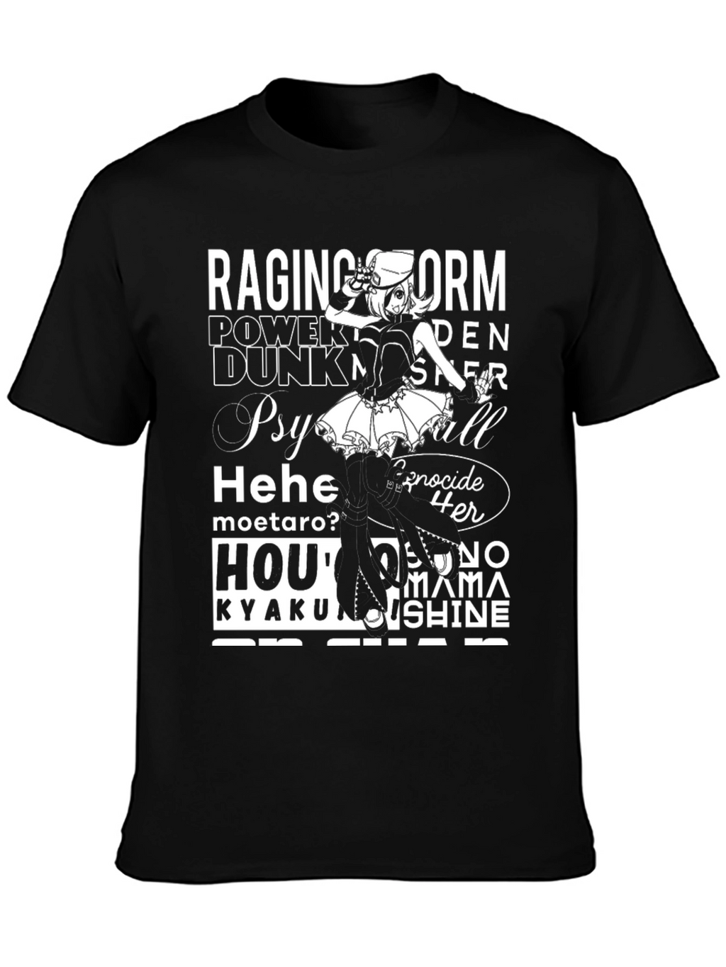 Anime-Themed Graphic T-Shirt