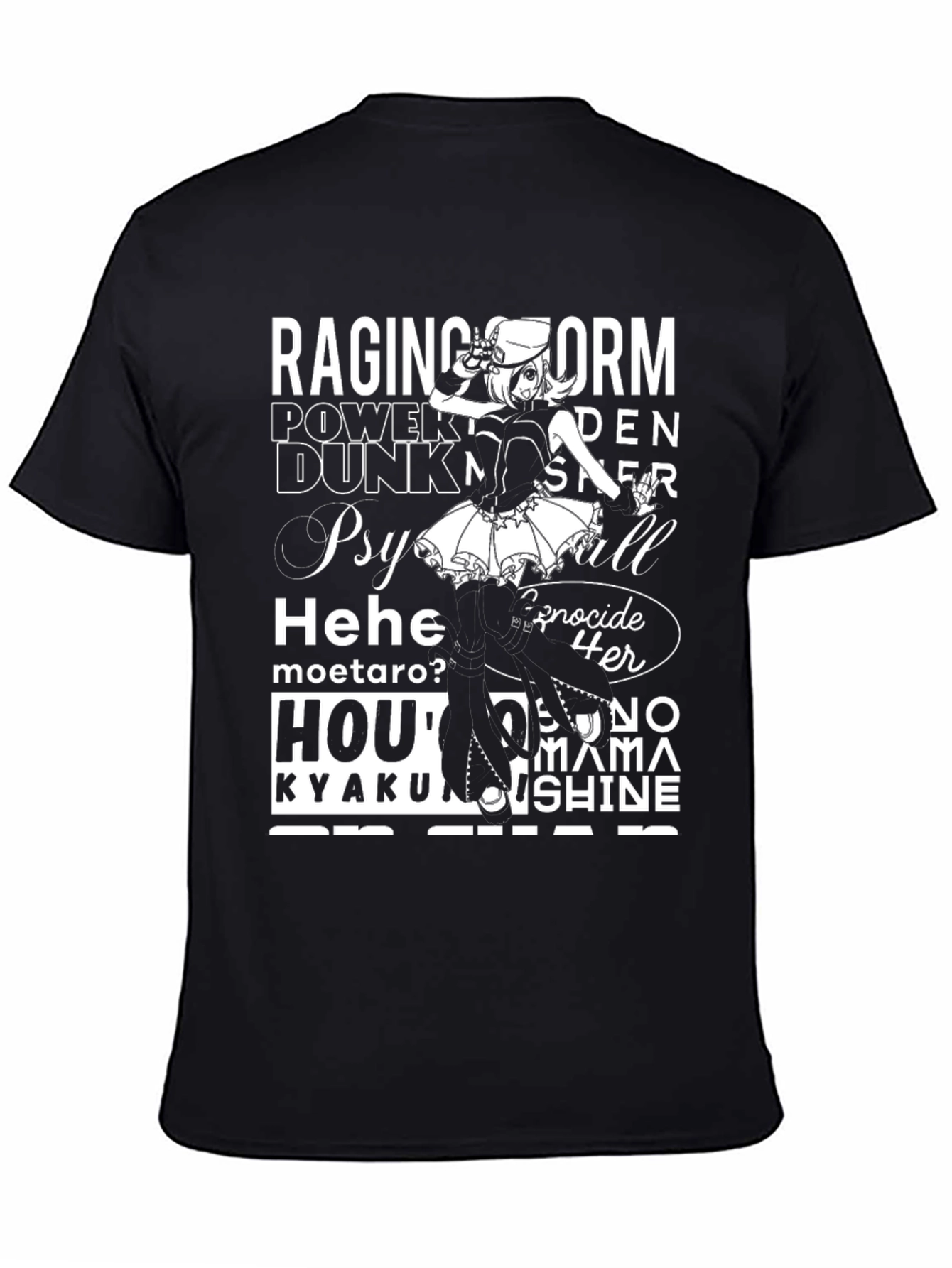 Anime-Themed Graphic T-Shirt