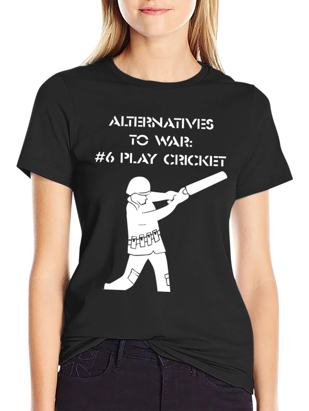 Alternatives to War Cricket Graphic Tee