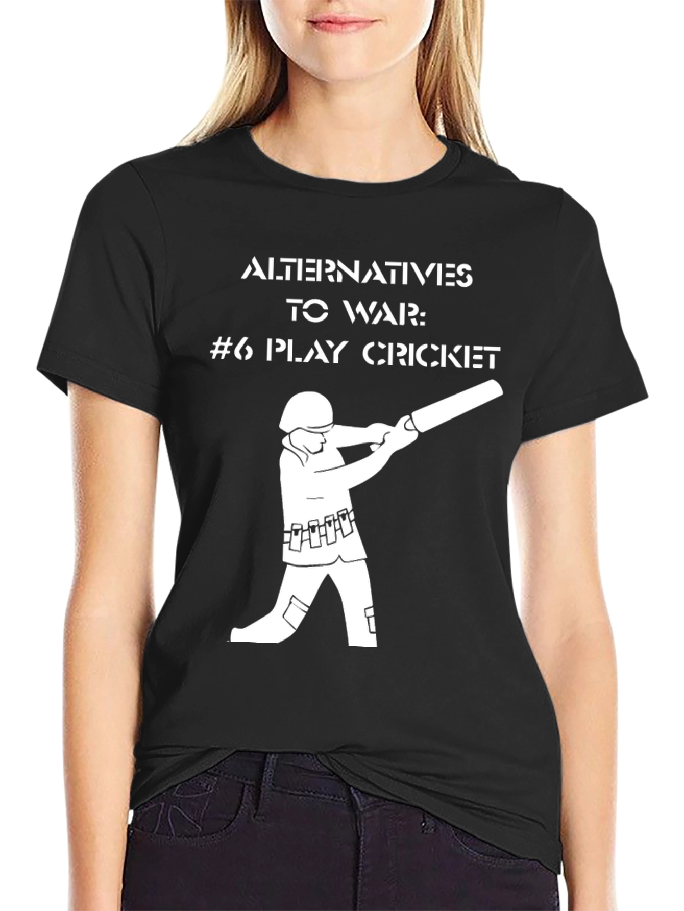 Alternatives to War Cricket Graphic Tee