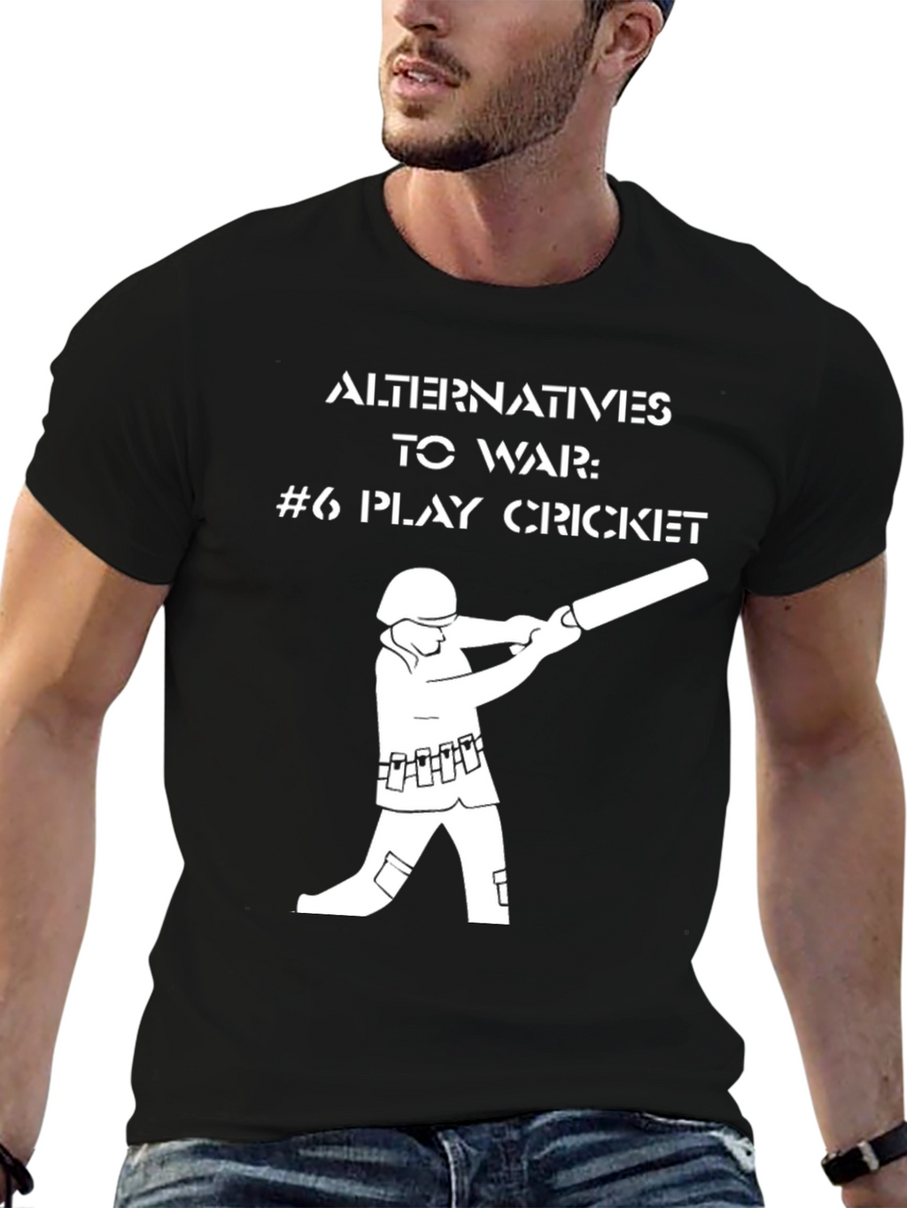 Alternatives to War Cricket Graphic Tee