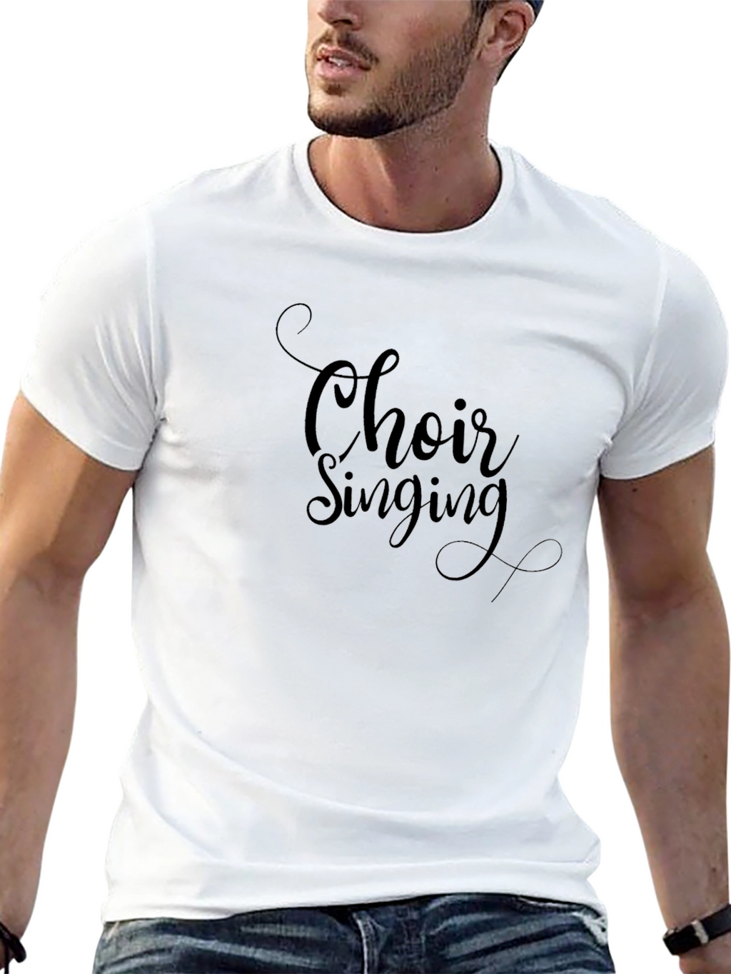 Choir Singing Graphic T-Shirt