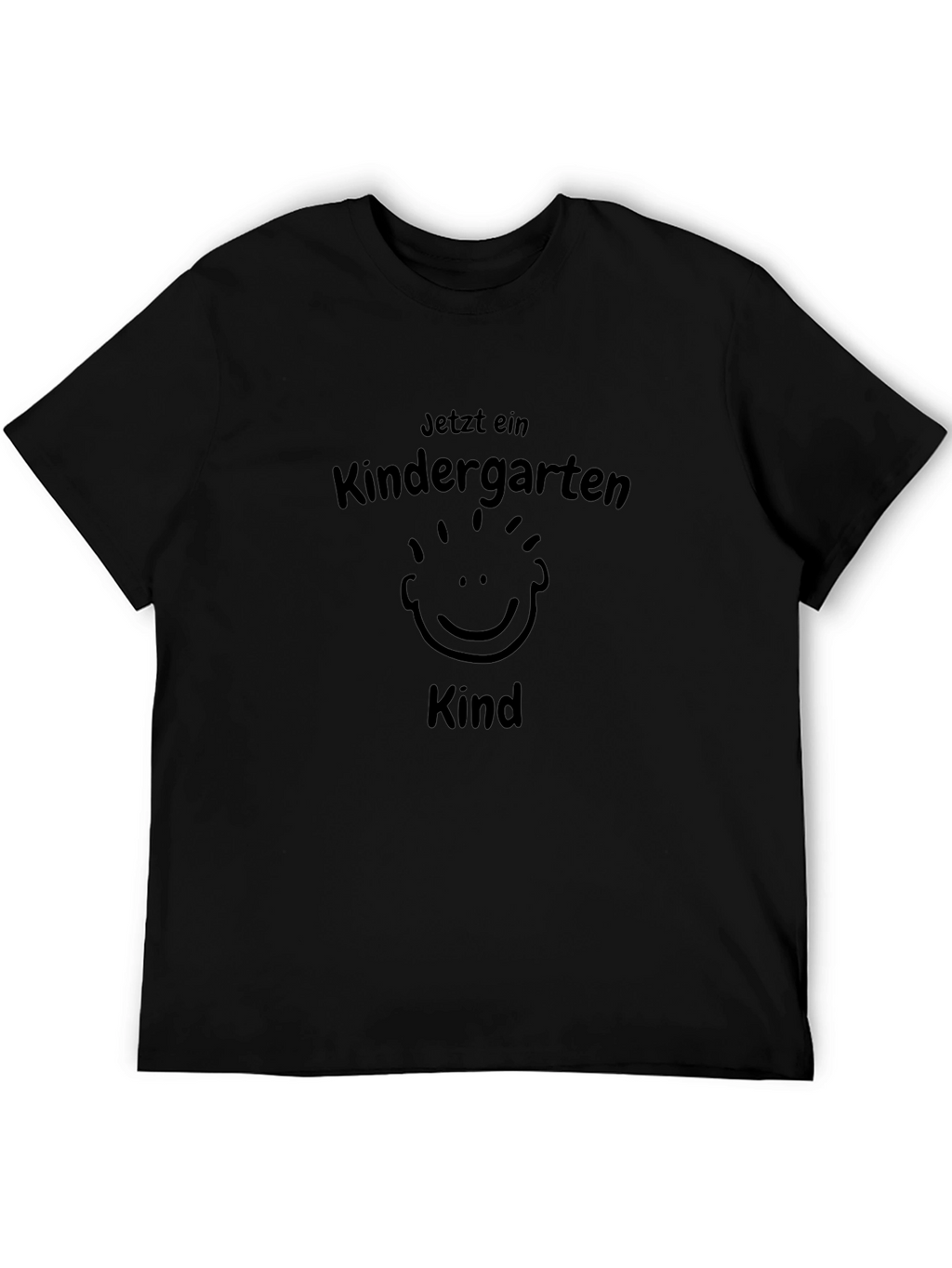 Kindergarten Kind T-Shirt - Black Cotton Tee
