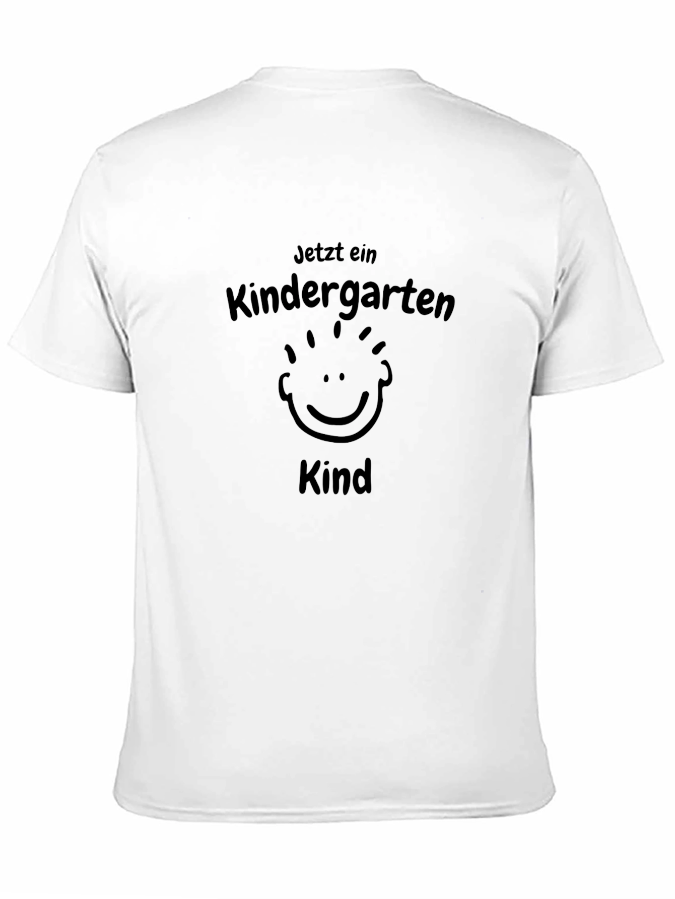 Kindergarten Kind T-Shirt - Black Cotton Tee