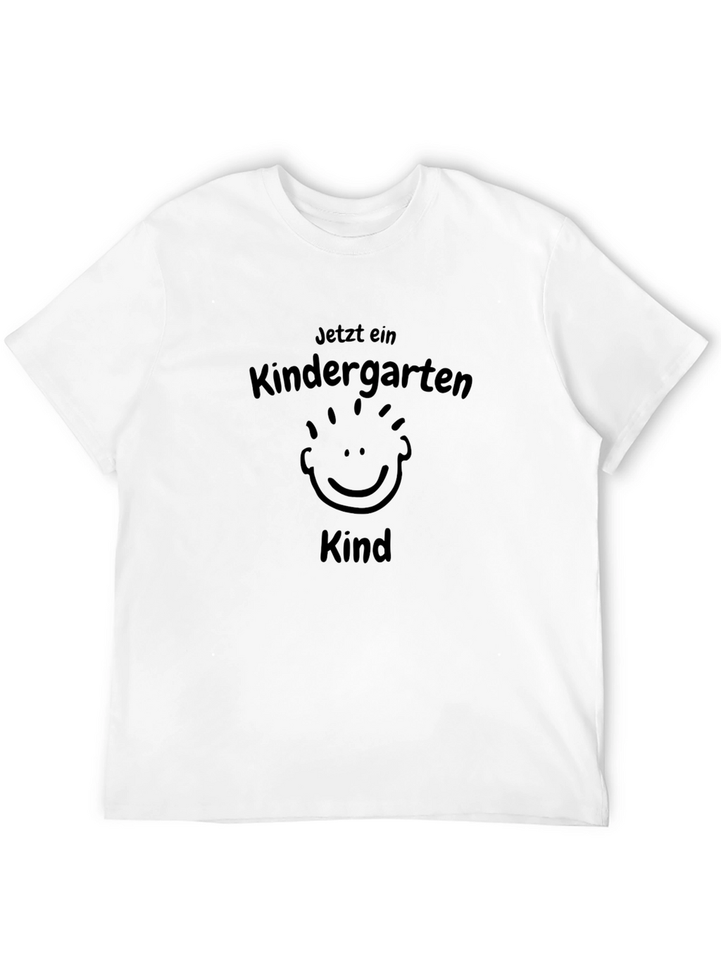 Kindergarten Kind T-Shirt - Black Cotton Tee