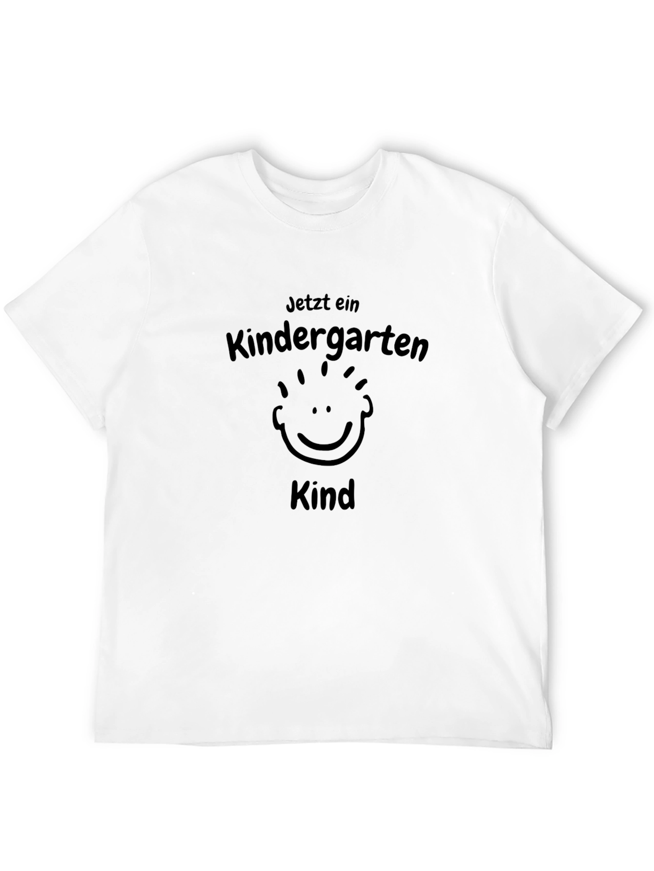 Kindergarten Kind T-Shirt - Black Cotton Tee