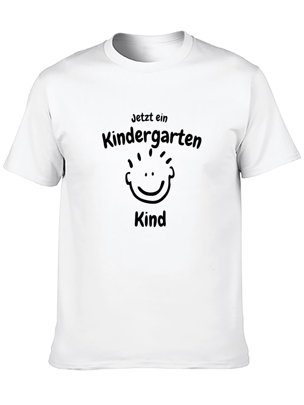 Kindergarten Kind T-Shirt - Black Cotton Tee