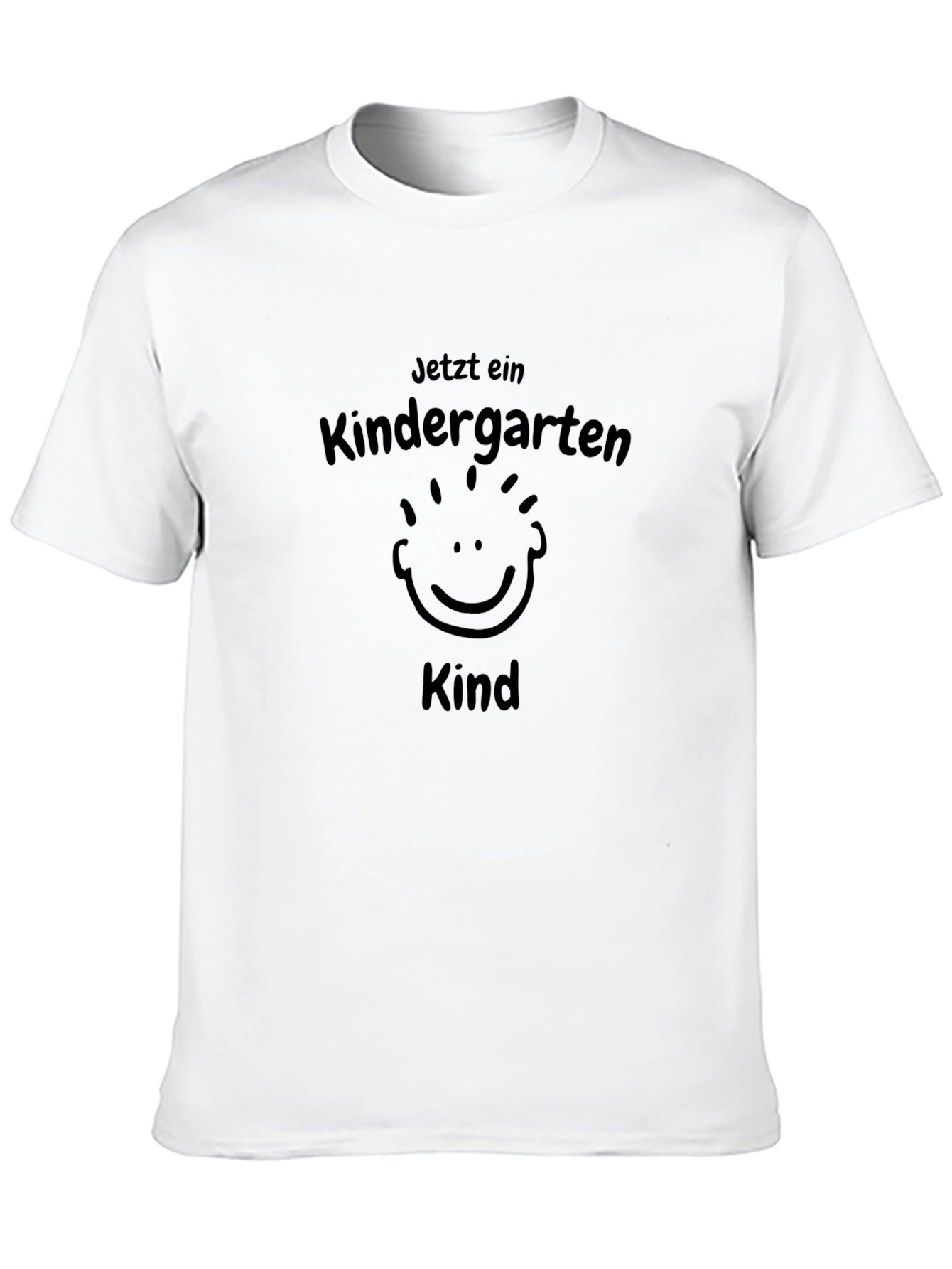Kindergarten Kind T-Shirt - Black Cotton Tee