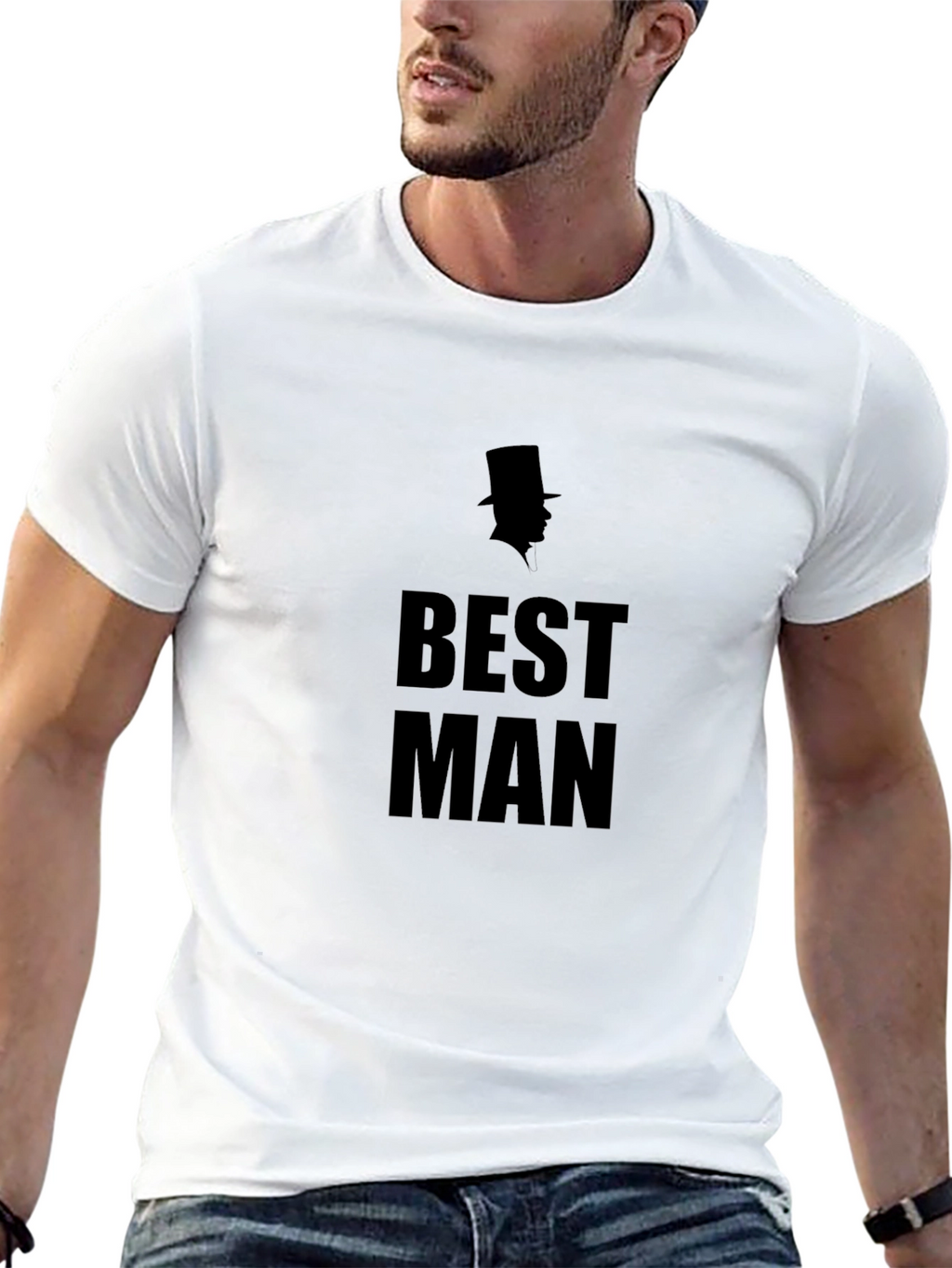 Best Man Graphic Tee - Wedding Party Apparel