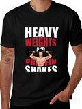 Heavy Weights & Protein Shakes Graphic Tee