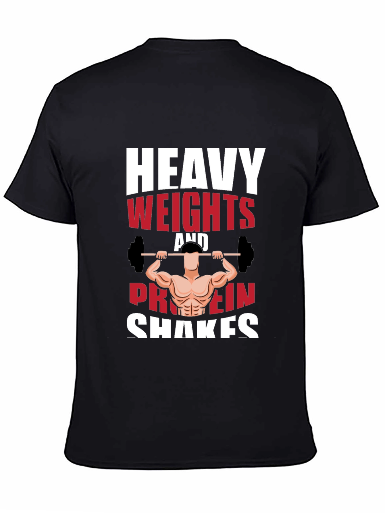 Heavy Weights & Protein Shakes Graphic Tee