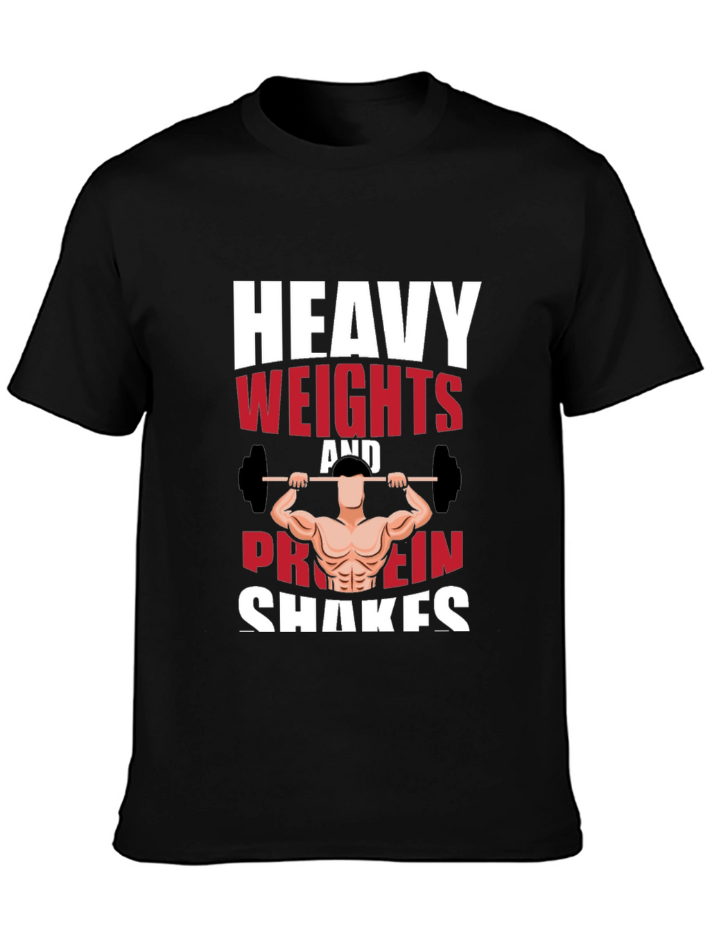 Heavy Weights & Protein Shakes Graphic Tee