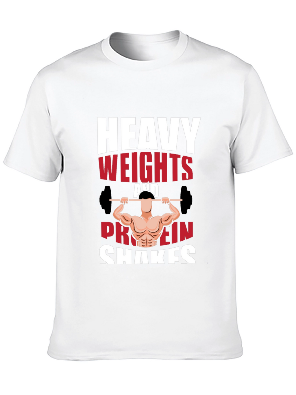 Heavy Weights & Protein Shakes Graphic Tee