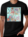 Sea Life Print T-Shirt