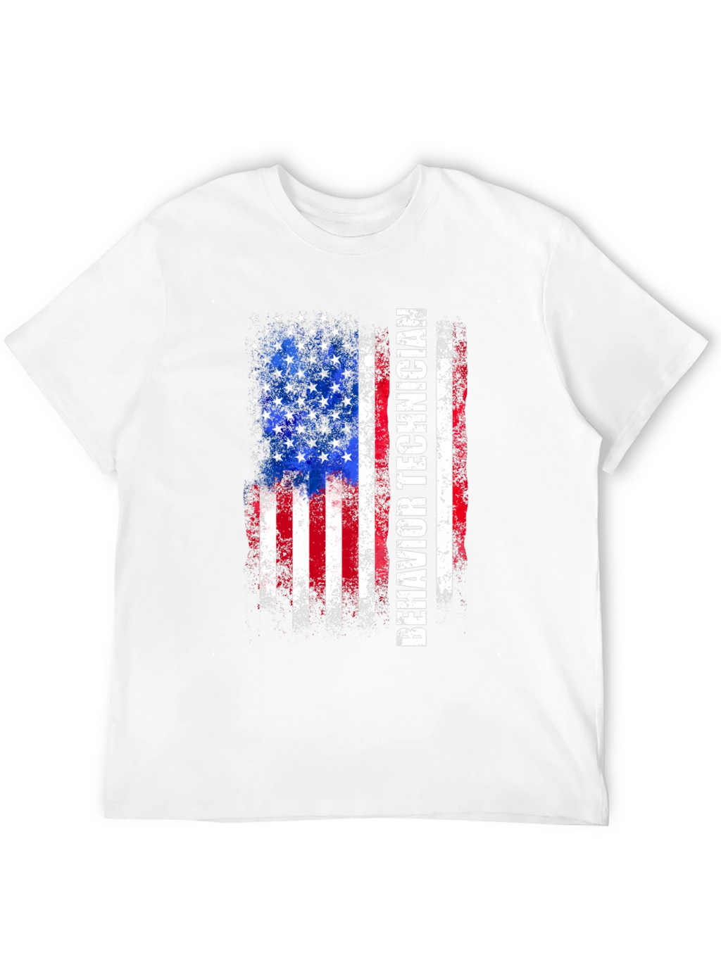 Behavior Technician American Flag T-Shirt