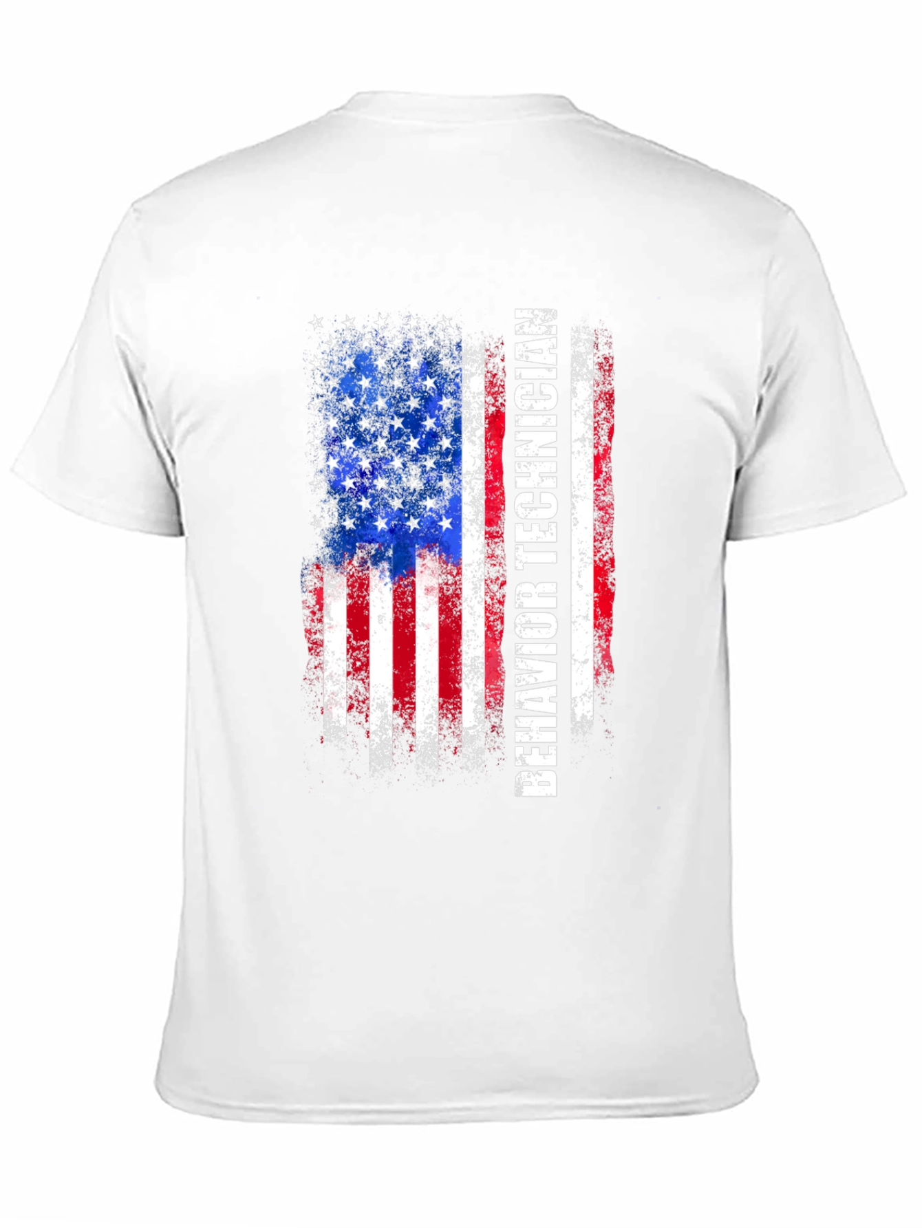 Behavior Technician American Flag T-Shirt