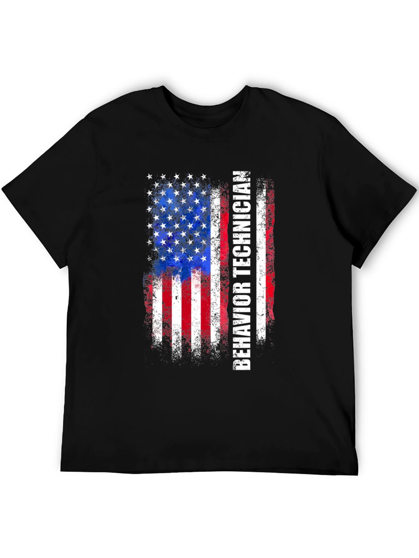 Behavior Technician American Flag T-Shirt